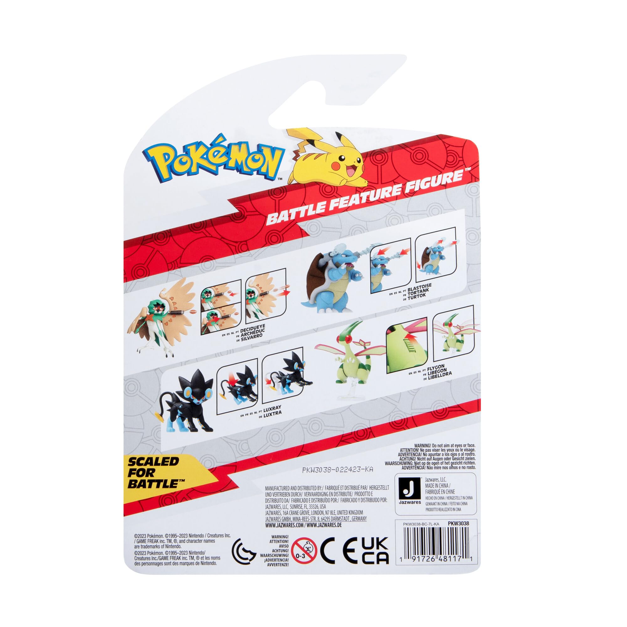 Foto 6 pulgar | Figura de Acción Pokémon Decidueye Battle con Lanzador de Flechas - Venta Internacional