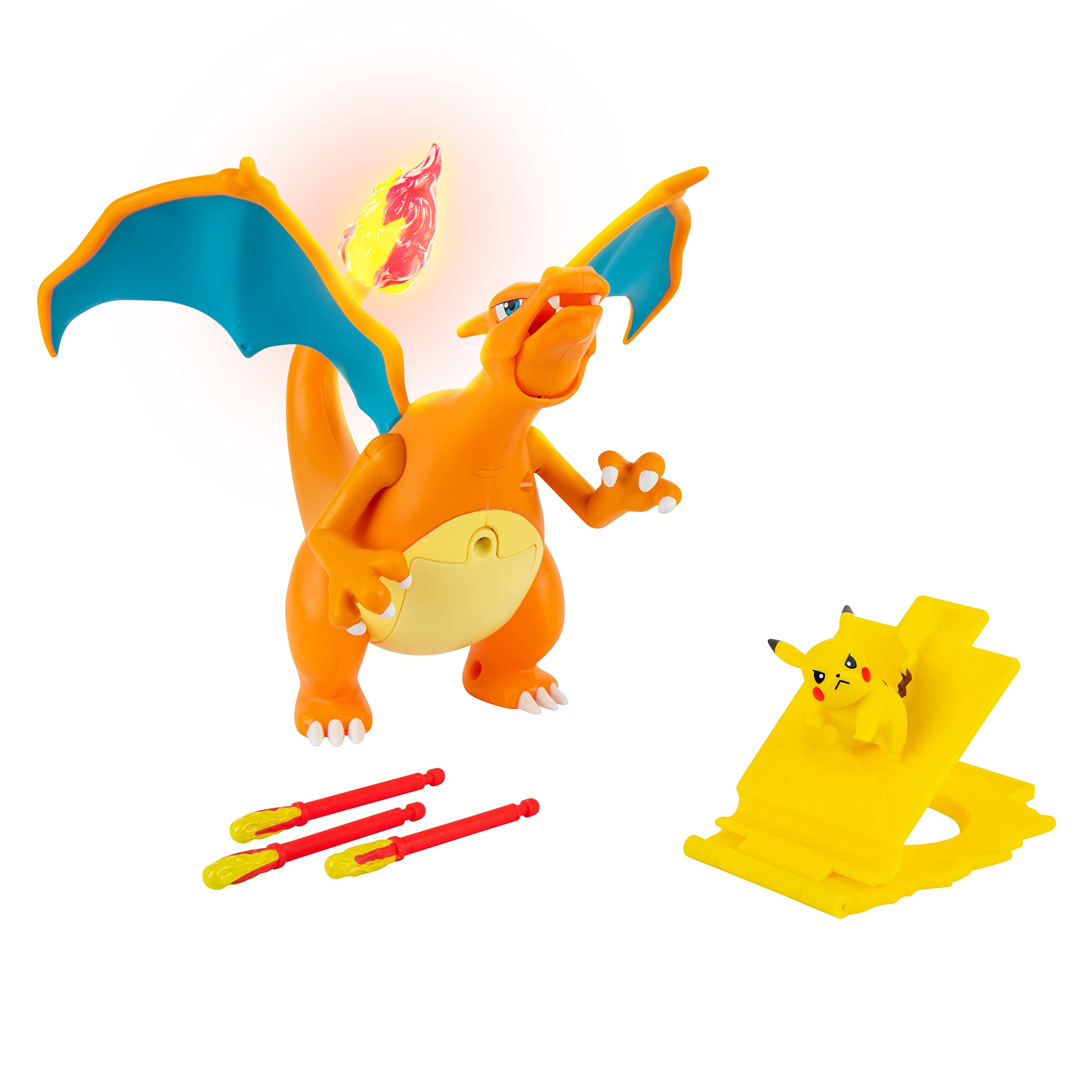 Foto 2 pulgar | Figura Pokémon Charizard Deluxe con Pikachu - Venta Internacional