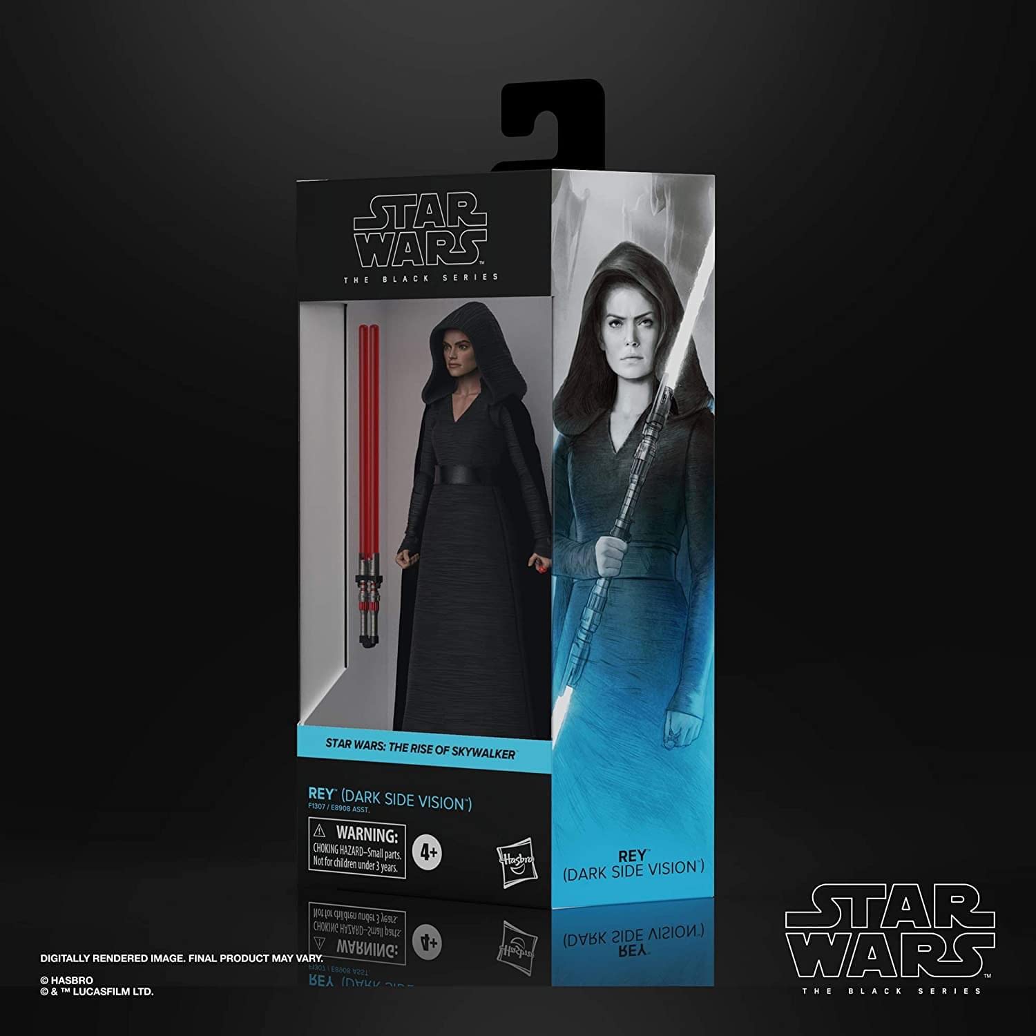 Foto 4 pulgar | Figura de Acción Star Wars The Black Series Rey Dark Side 15 cm - Venta Internacional