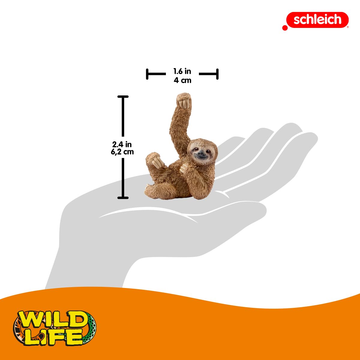 Foto 3 pulgar | Figura De Juguete Schleich Wild Life Sloth Para Niños Mayores De 3 Años - Venta Internacional