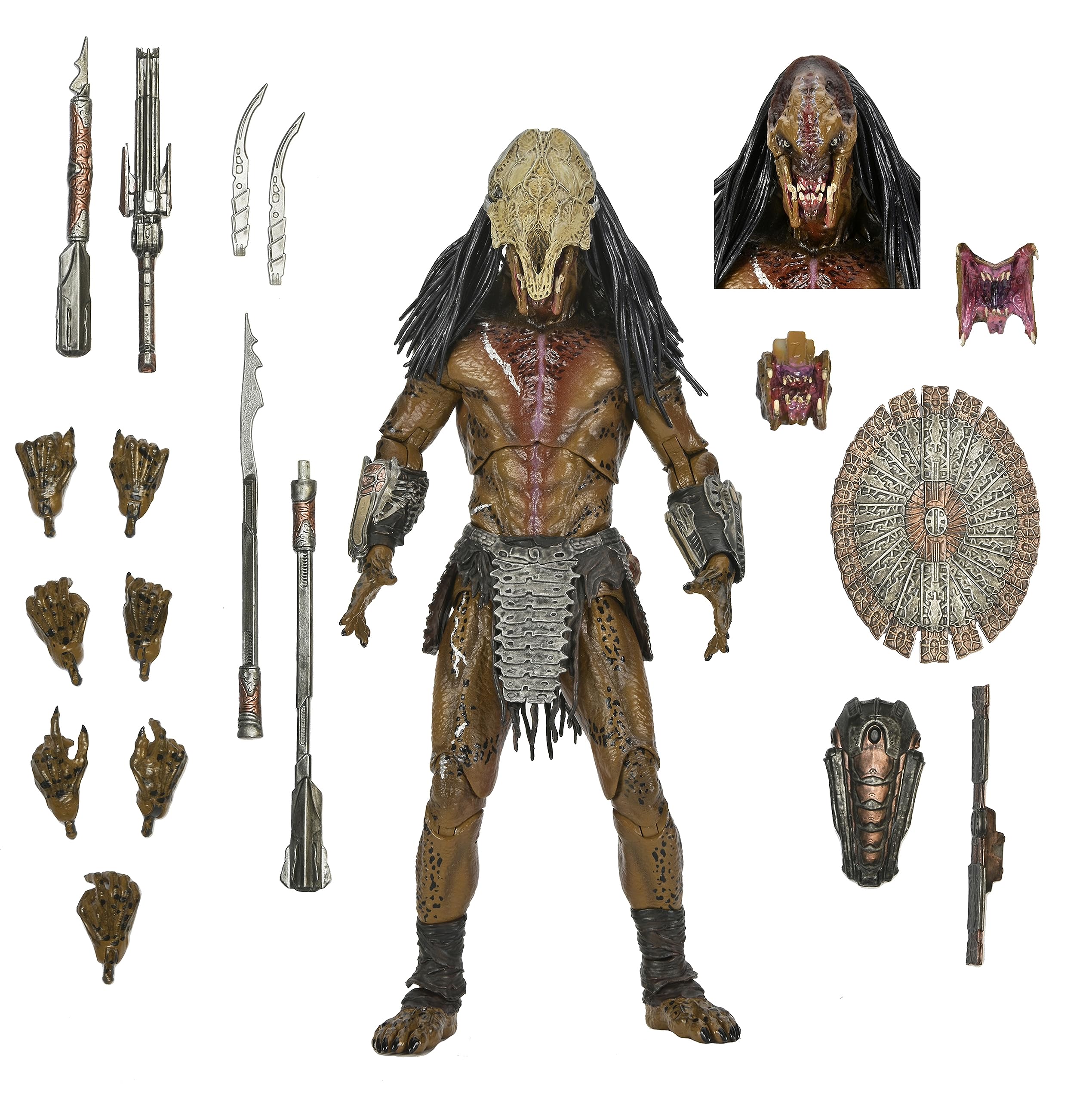 Figura de Acción Neca Prey Ultimate Feral Predator de 7 Pulgadas - Venta Internacional