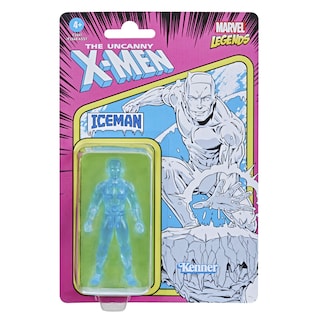 Foto 3 | Figura de Acción de Juguete Marvel Hasbro Legends Iceman 9.5 cm Azul - Venta Internacional