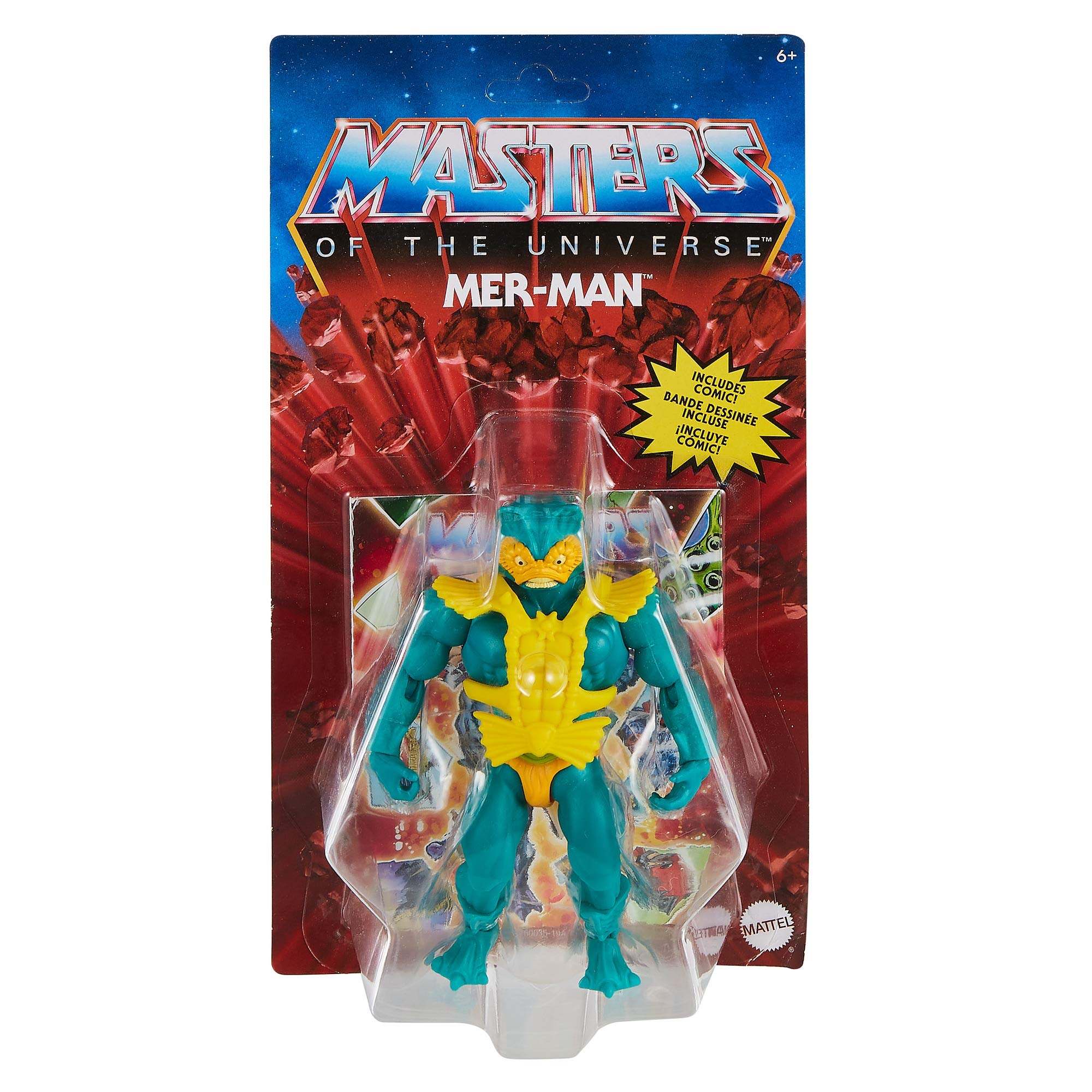 Foto 6 | Figura de Acción Masters Of The Universe Origins Mer-man - Venta Internacional