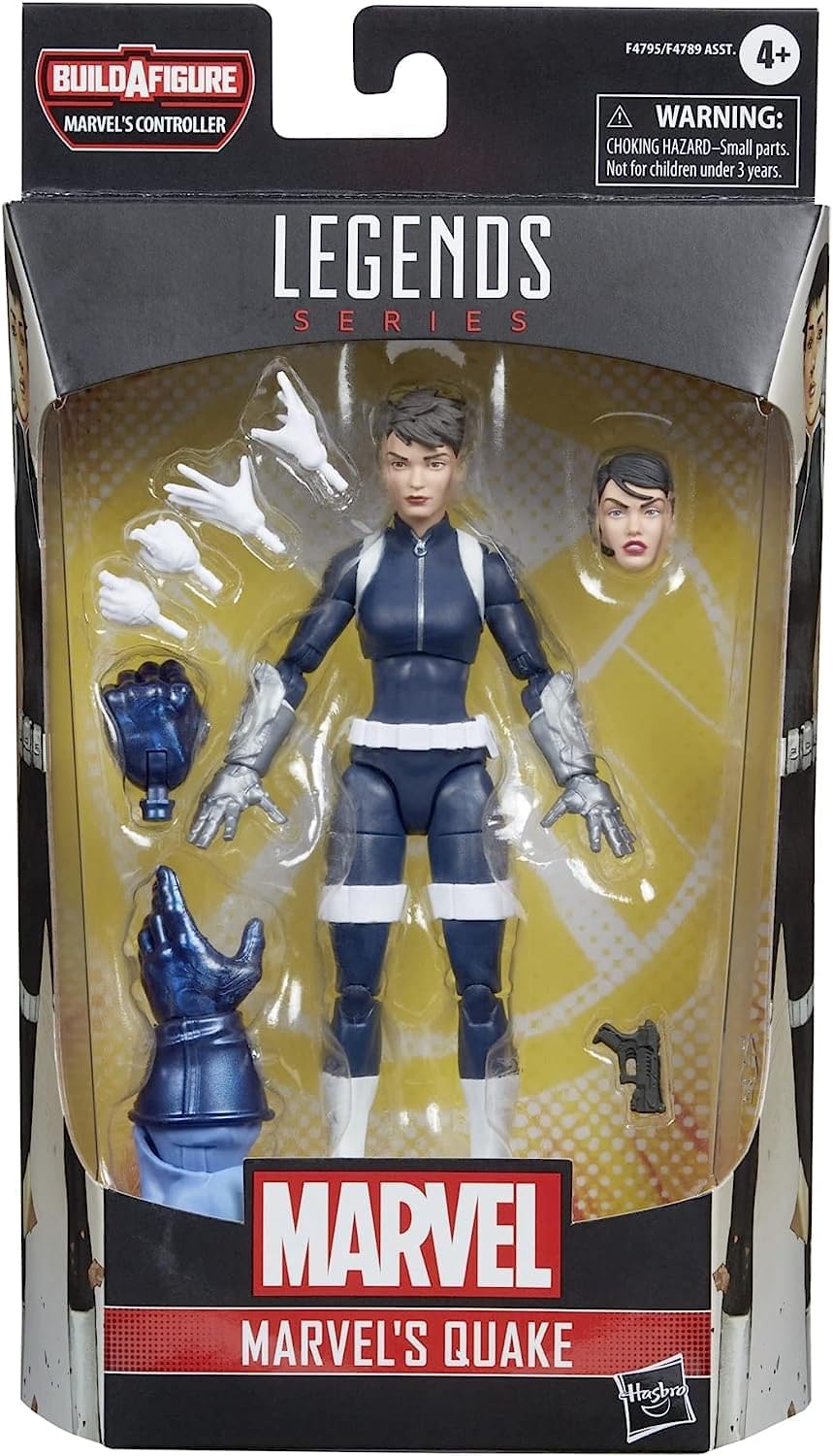 Foto 3 pulgar | Figura de Acción Marvel Legends Series Quake Secret Warriors - Venta Internacional