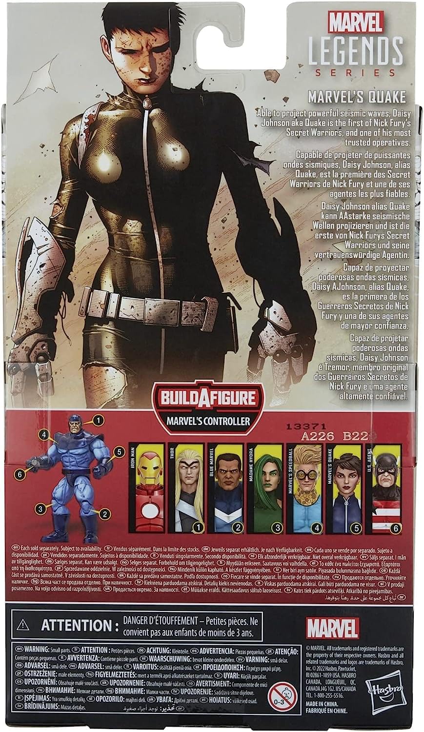 Foto 4 pulgar | Figura de Acción Marvel Legends Series Quake Secret Warriors - Venta Internacional