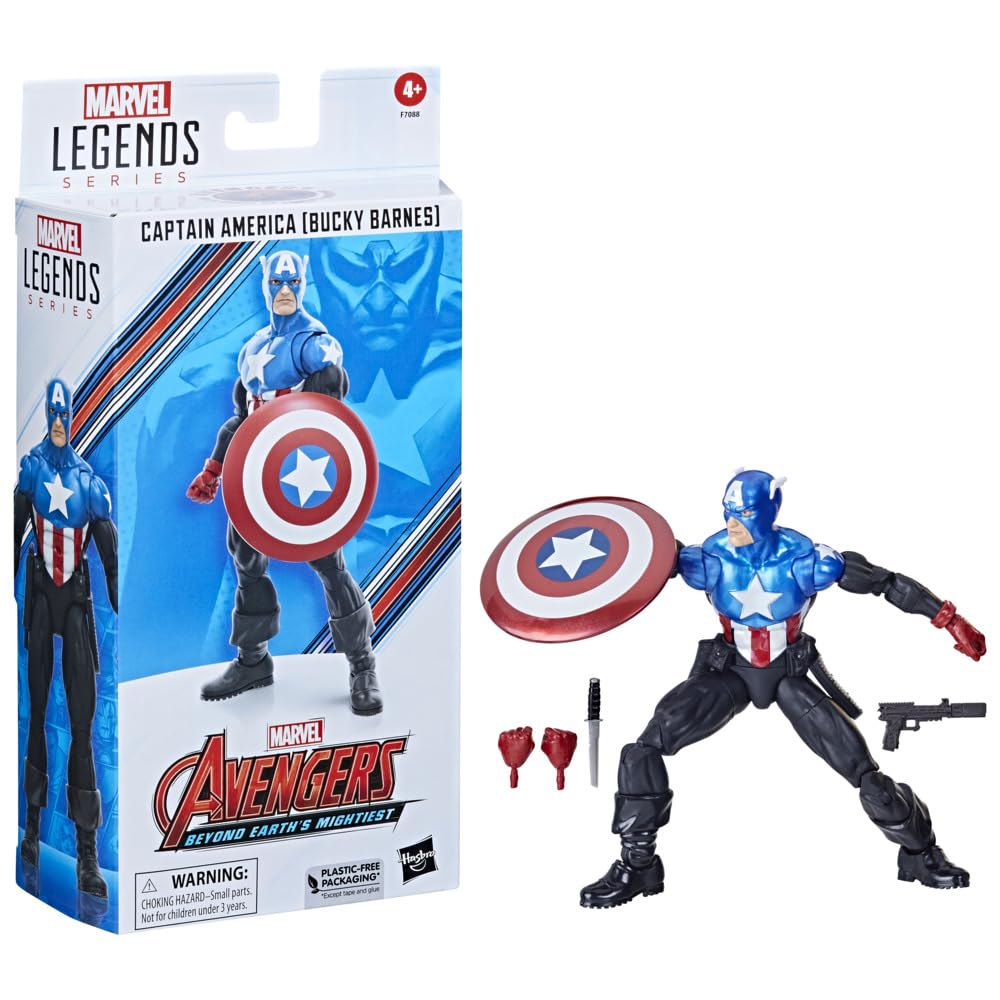 Foto 2 pulgar | Figura Avengers Marvel Legends Capitán América Bucky - Venta Internacional
