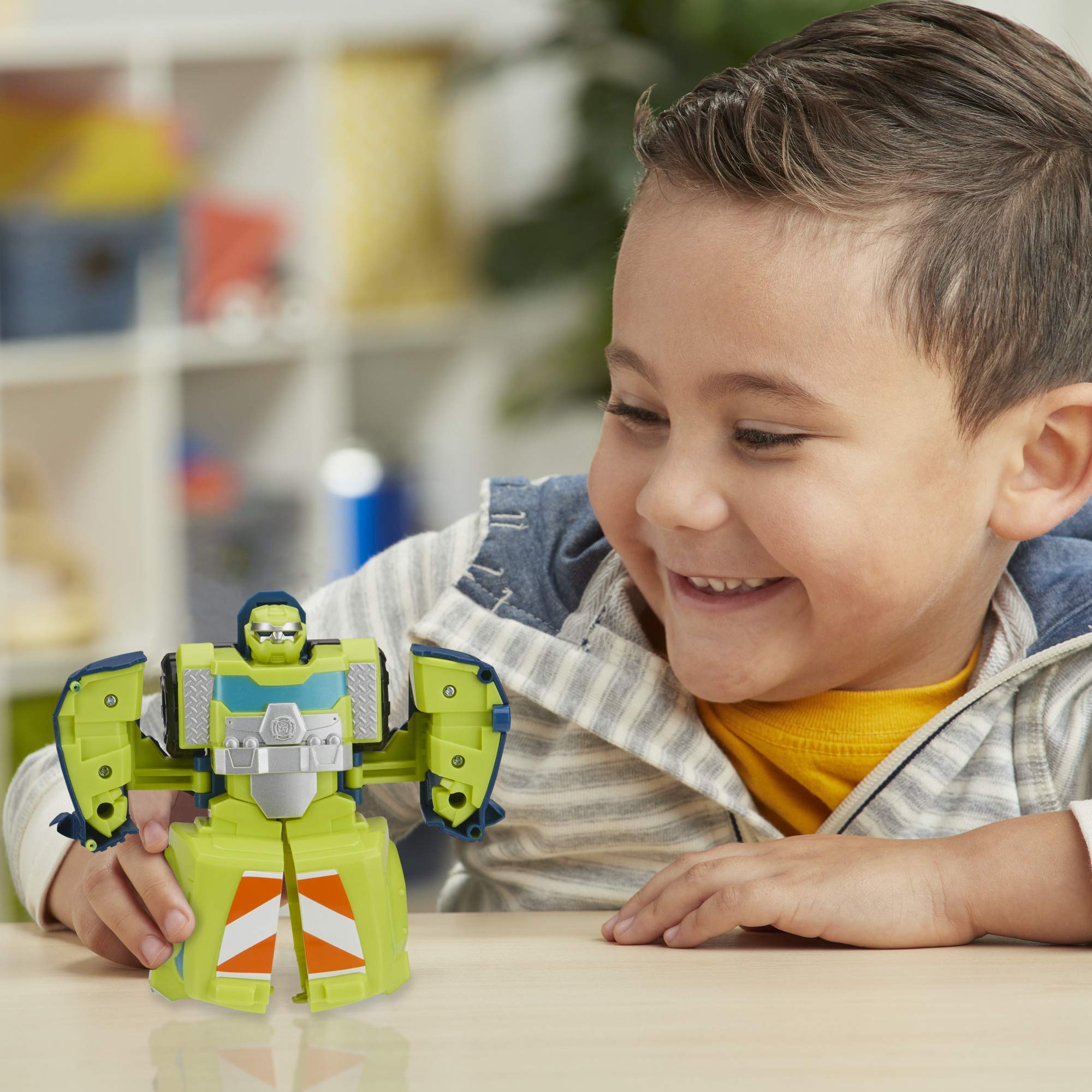 Foto 4 pulgar | Figura de Acción Transformers Playskool Héroes Rescue Bots Academy Salvage 11.43 cm - Venta Internacional