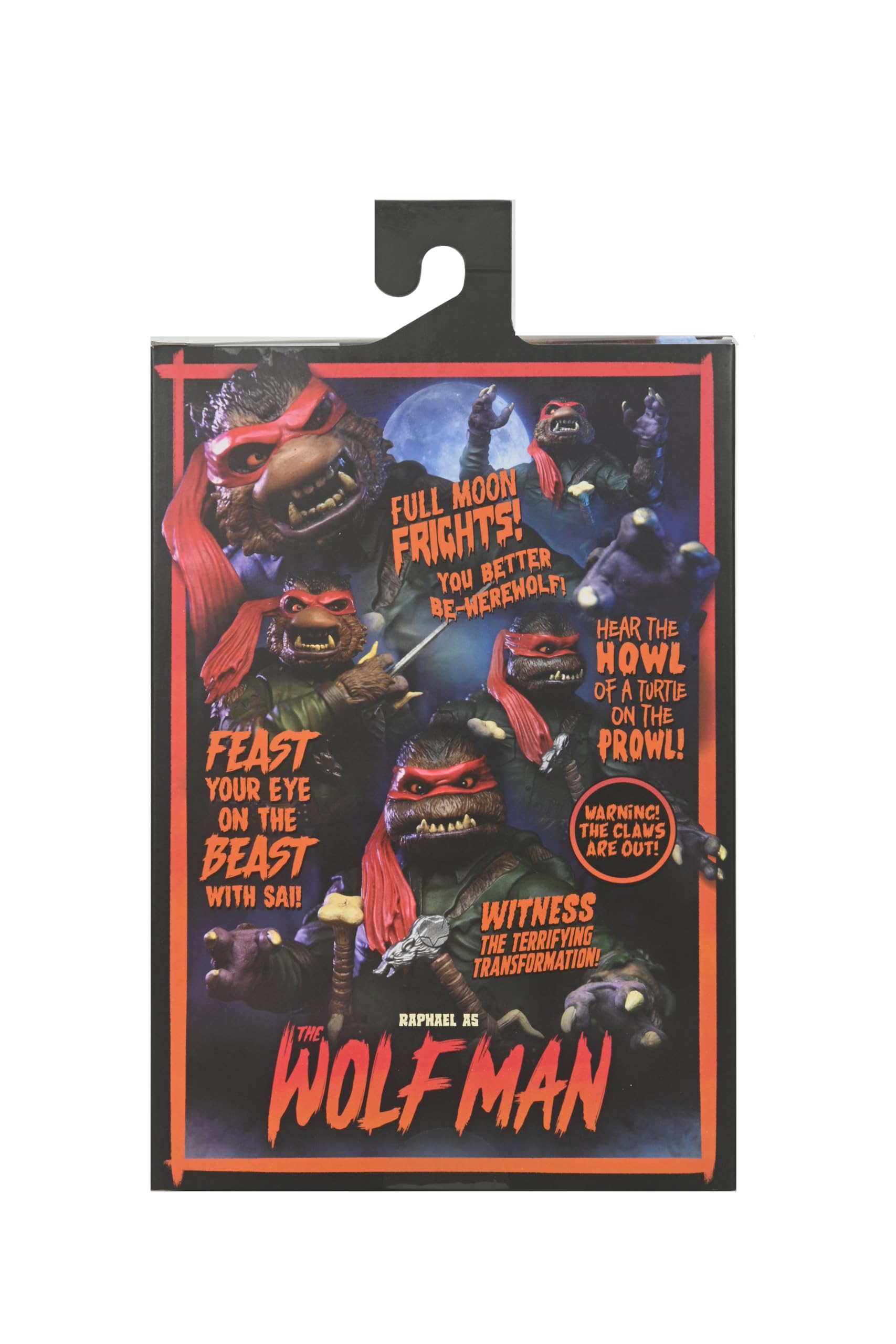 Foto 3 pulgar | Figura de Acción Neca Universal Monsters/tmnt Raphael Wolfman 7 - Venta Internacional