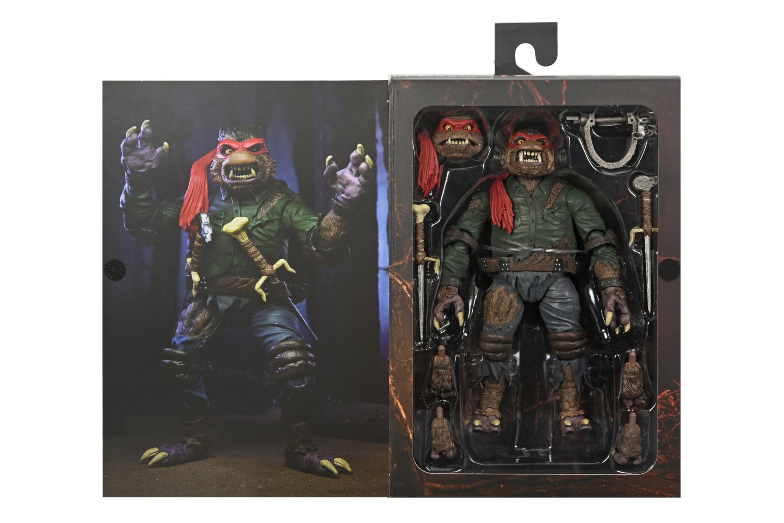 Foto 4 pulgar | Figura de Acción Neca Universal Monsters/tmnt Raphael Wolfman 7 - Venta Internacional