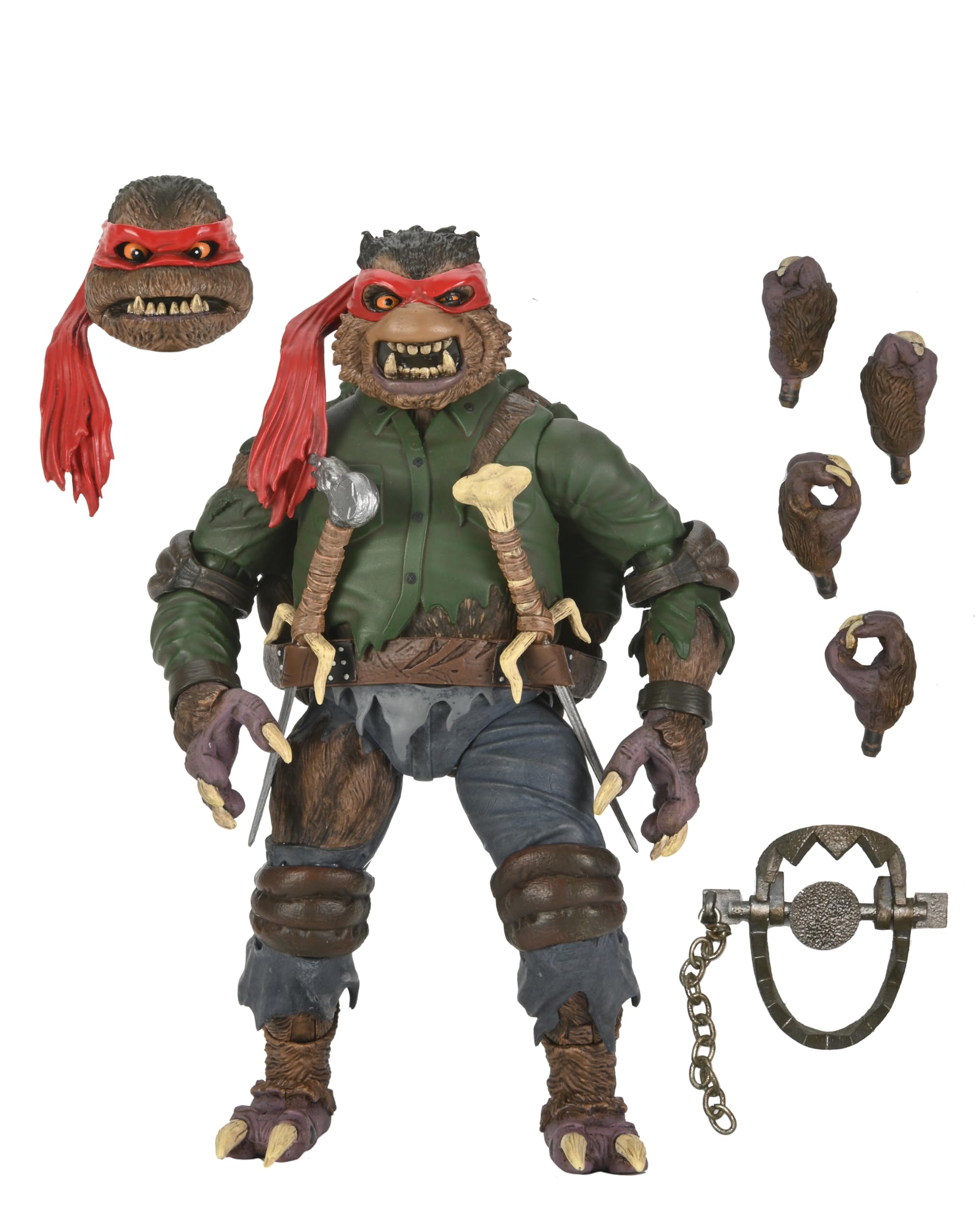 Foto 5 pulgar | Figura de Acción Neca Universal Monsters/tmnt Raphael Wolfman 7 - Venta Internacional