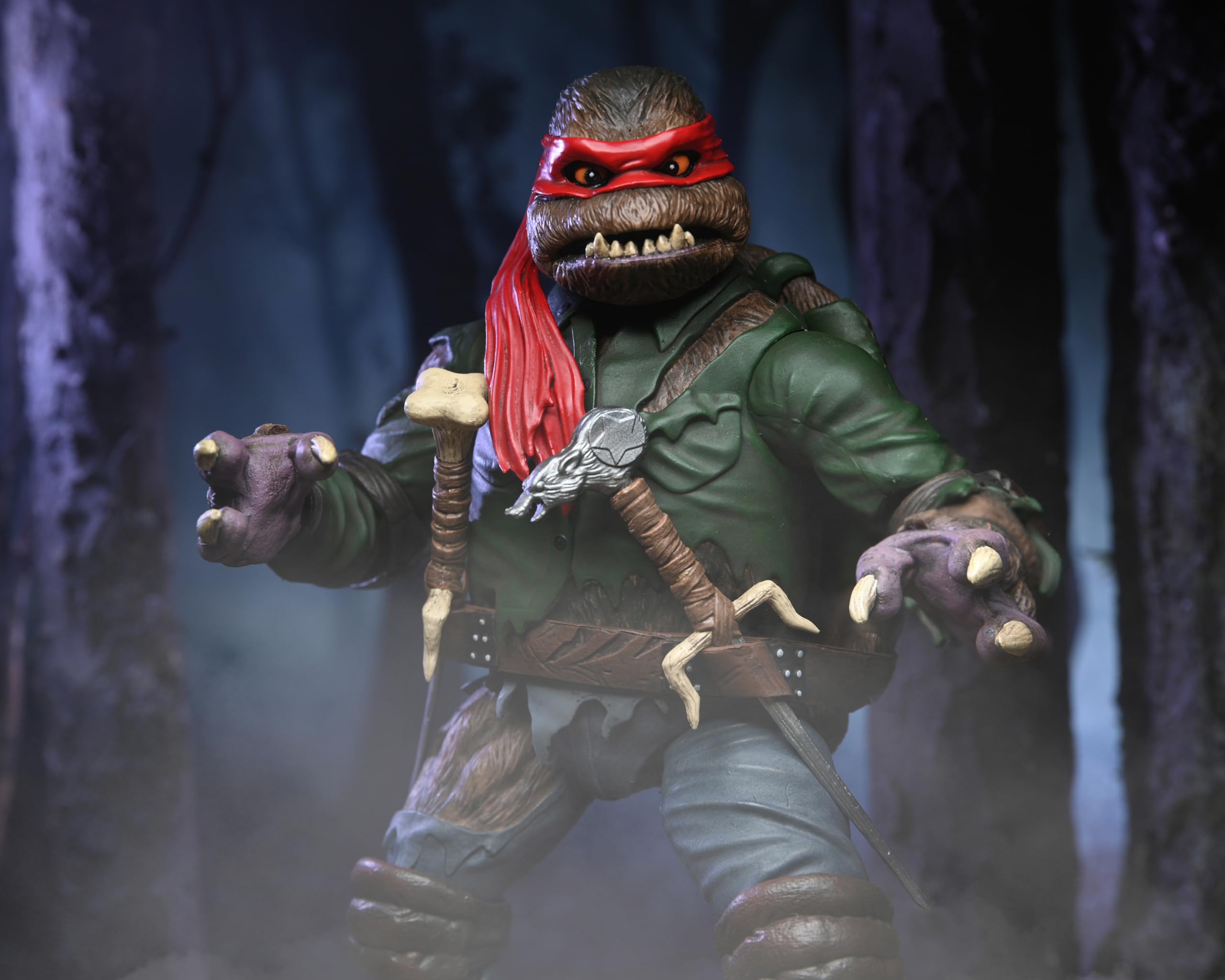 Foto 7 pulgar | Figura de Acción Neca Universal Monsters/tmnt Raphael Wolfman 7 - Venta Internacional