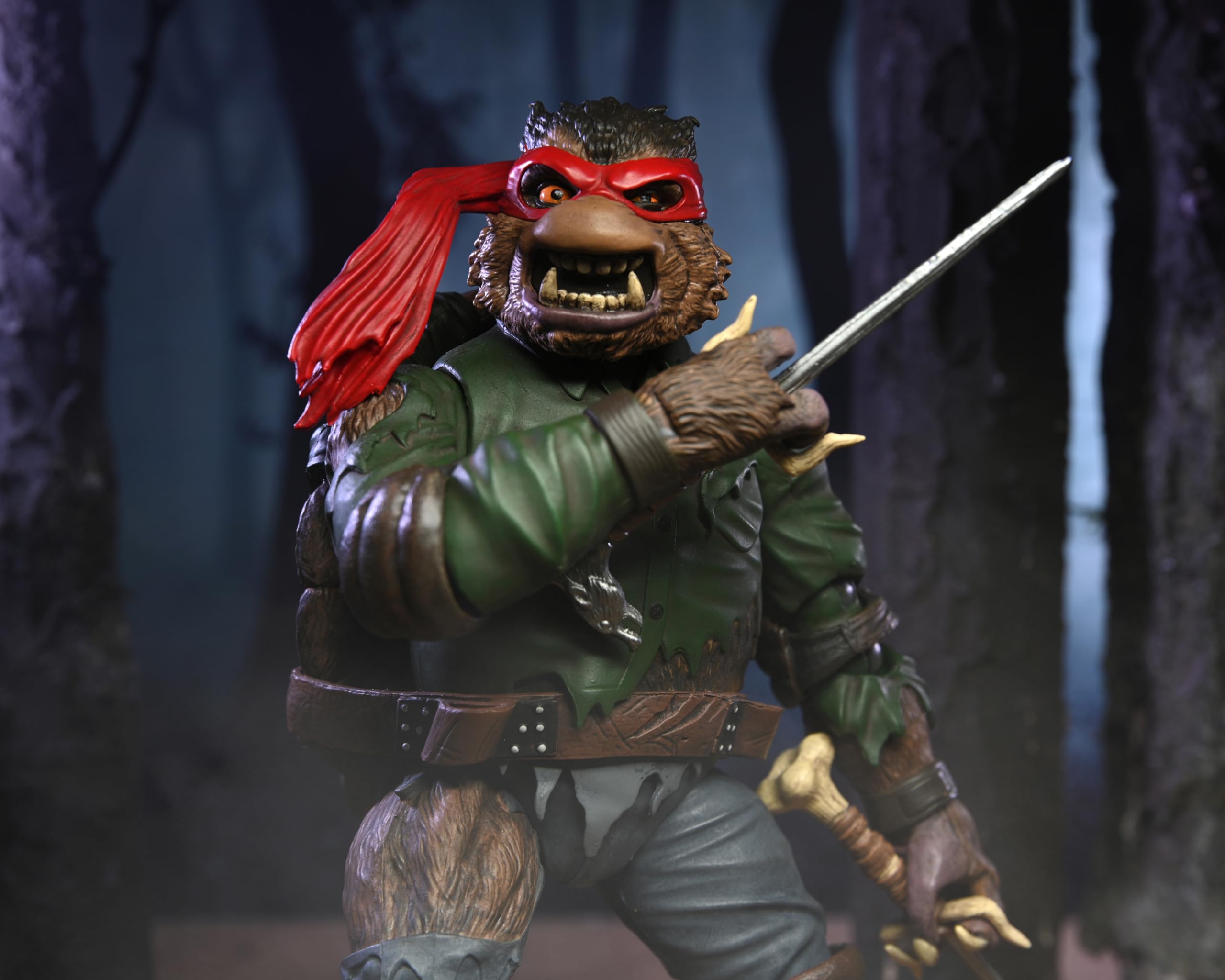 Foto 8 pulgar | Figura de Acción Neca Universal Monsters/tmnt Raphael Wolfman 7 - Venta Internacional
