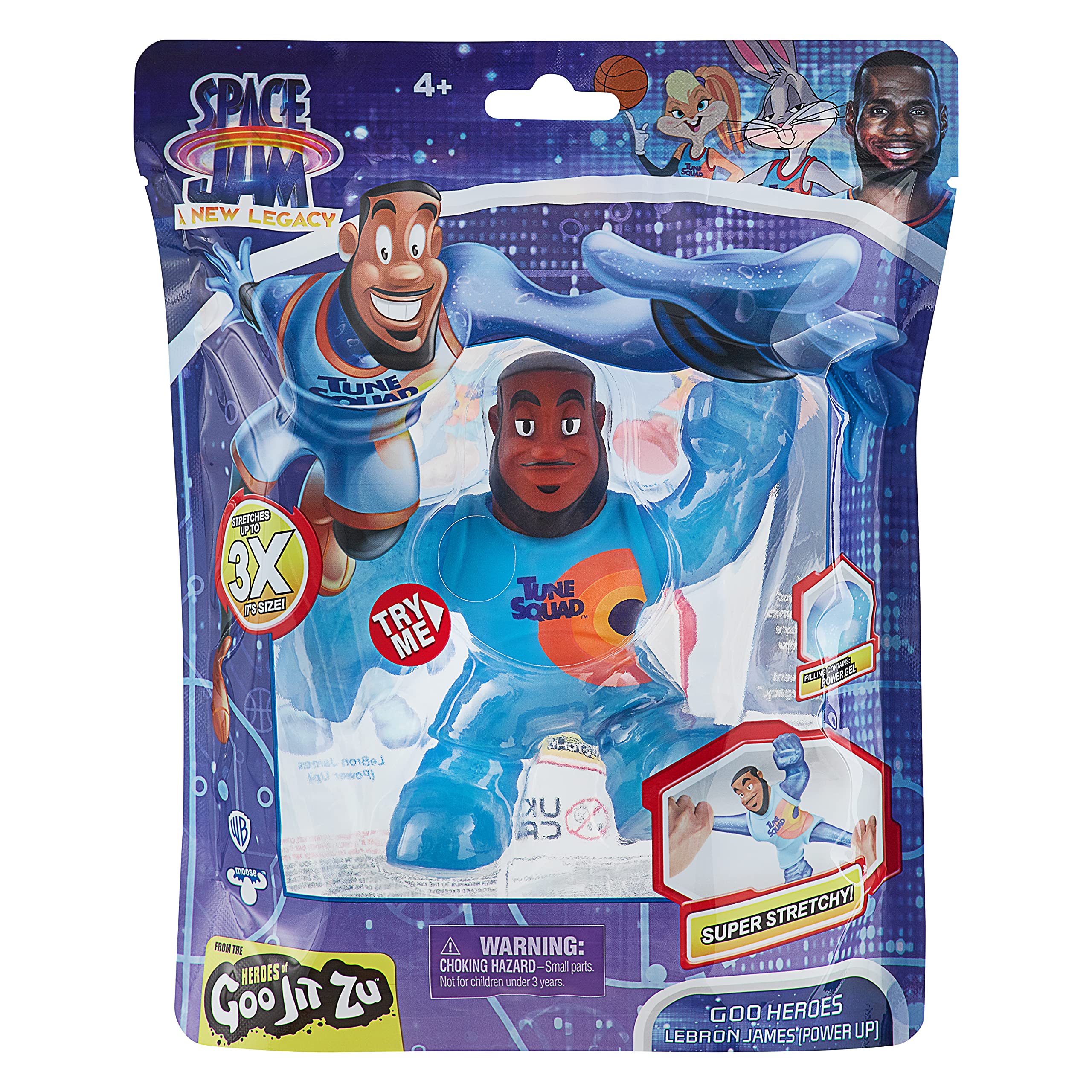 Foto 3 pulgar | Figura de Acción Moose Toys Heroes Of Goo Jit Zu LeBron James - Venta Internacional