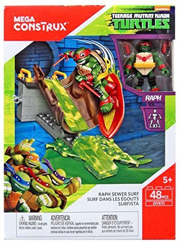 Foto 3 pulgar | Juguete Mega Construx Teenage Tortugas Ninja Mutantes Rafael Sewer Su - Venta Internacional