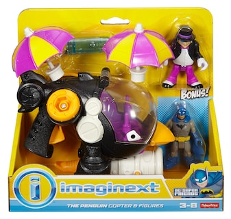Foto 1 | Helicóptero Pingüino Fisher-Price Imaginext DC Super Friends - Venta Internacional