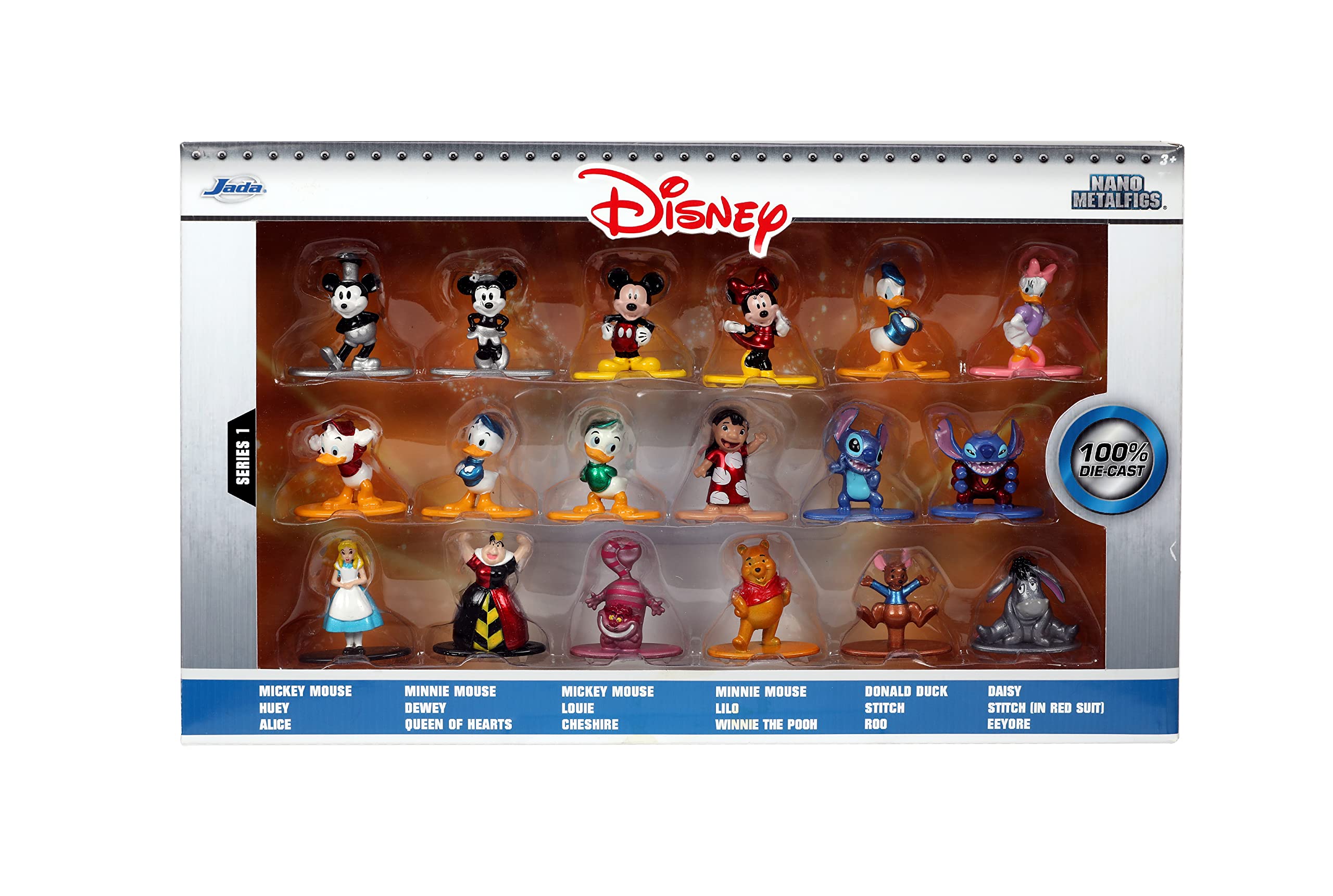 Foto 8 pulgar | Figuras Coleccionables Jada Toys Disney Series 1 Paquete de 18, 1.65 - Venta Internacional
