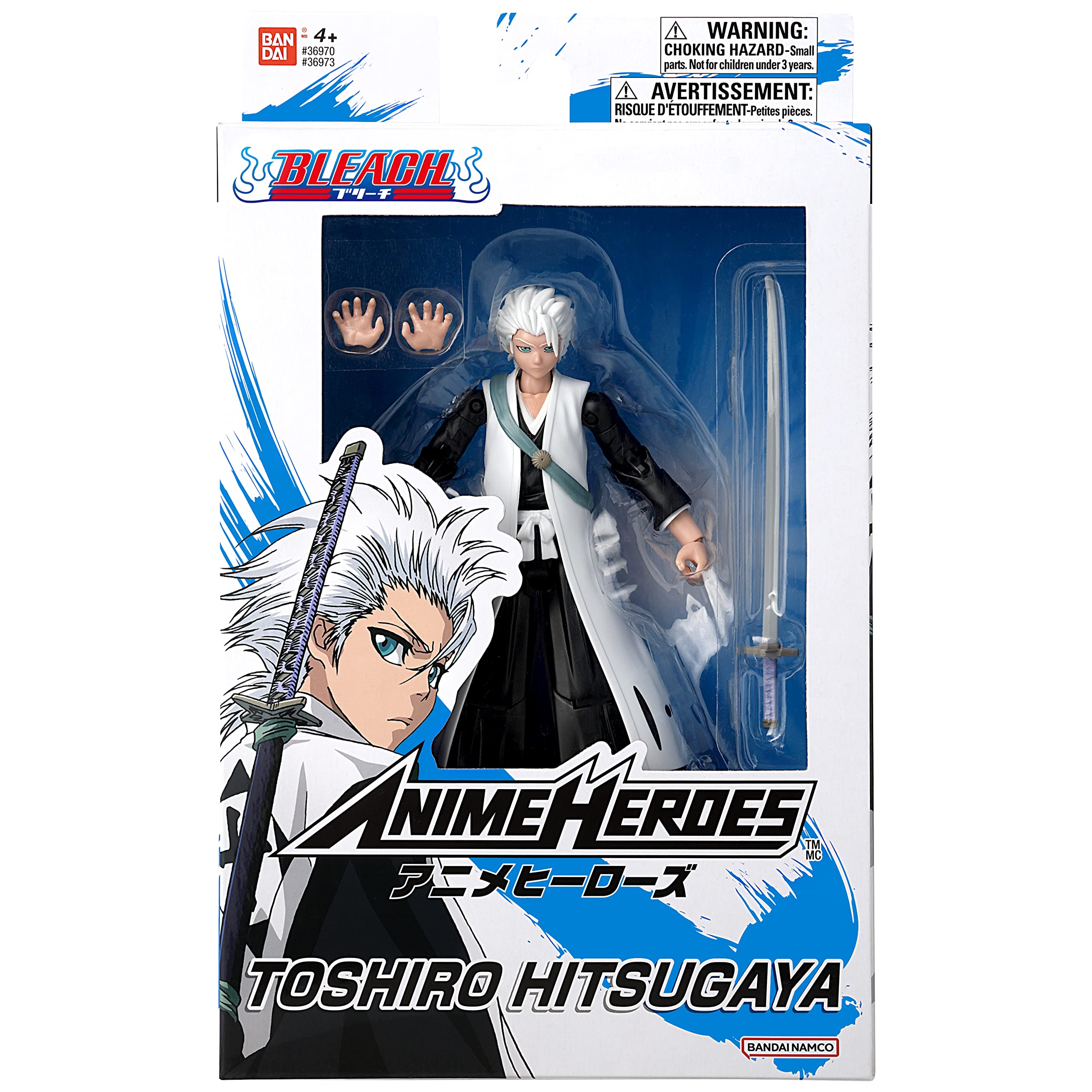 Foto 8 pulgar | Figura de Acción Anime Heroes Bleach Toshiro Hitsugaya - Venta Internacional