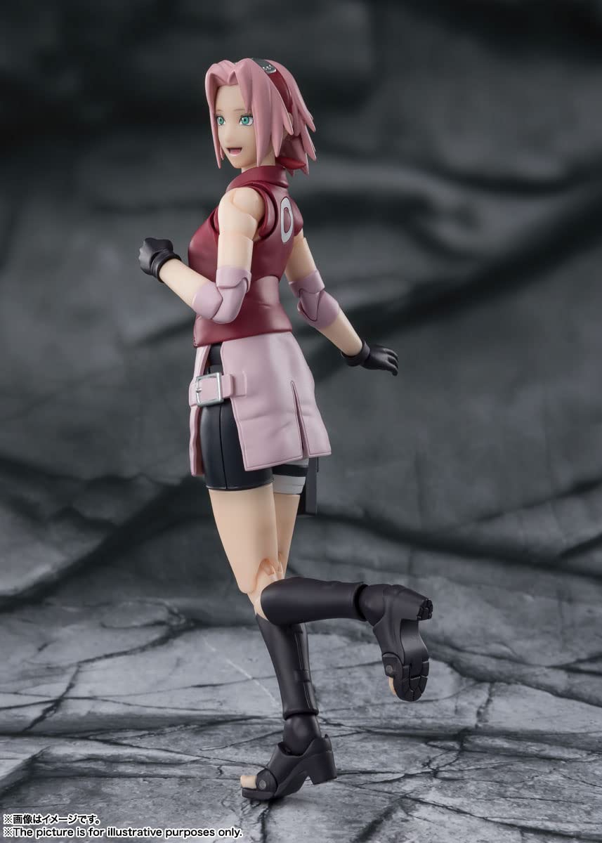 Foto 4 pulgar | Figura de Acción Tamashii Nations Naruto Shippuden Sakura - Venta Internacional