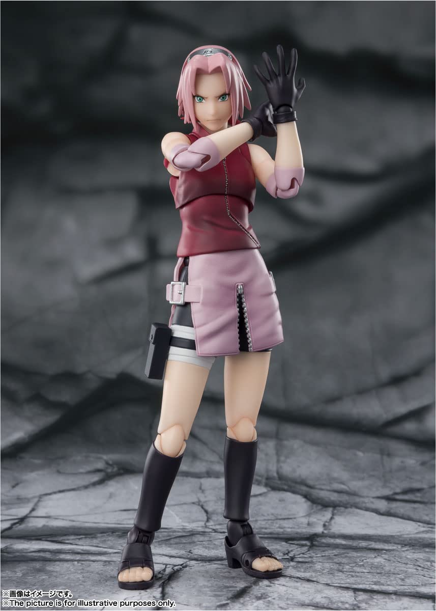 Foto 6 pulgar | Figura de Acción Tamashii Nations Naruto Shippuden Sakura - Venta Internacional