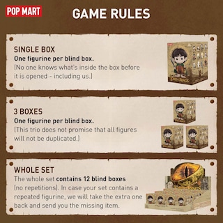 Foto 2 | Colección de Juguetes Pop Mart El Señor de los Anillos Classic 1/12 - Venta Internacional