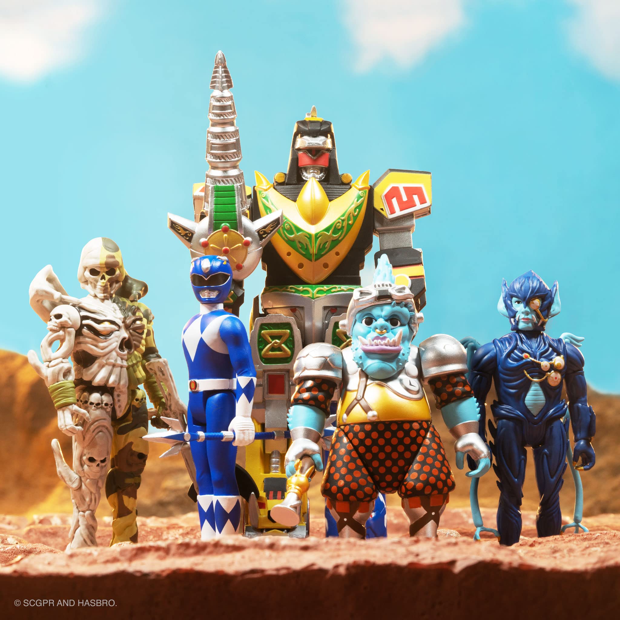 Foto 5 | Figura de Acción Super7 Mighty Morphin Power Rangers Rito 9.5 cm - Venta Internacional