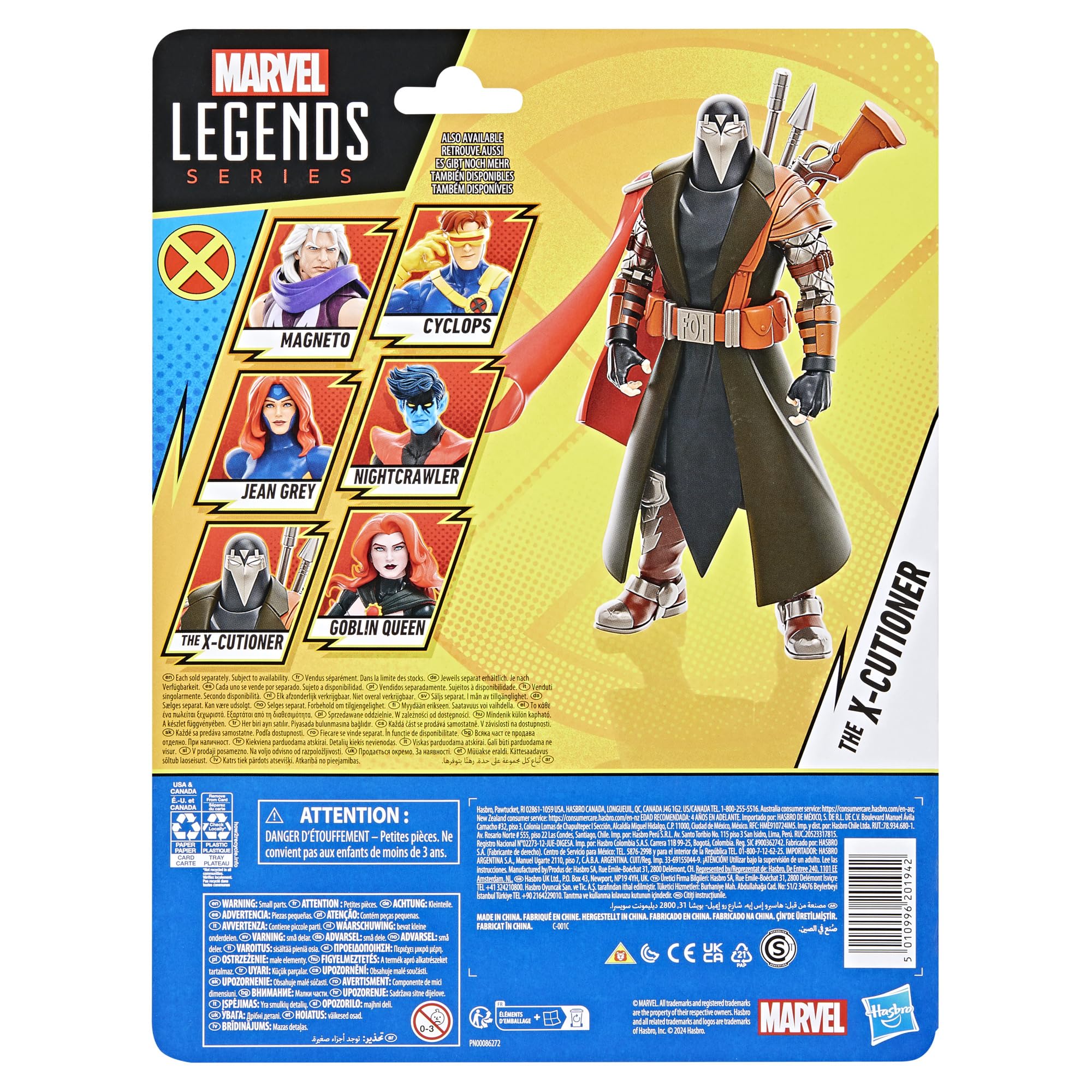 Foto 4 pulgar | Figura de Acción Marvel Legends Series The X-cutioner X-men - Venta Internacional