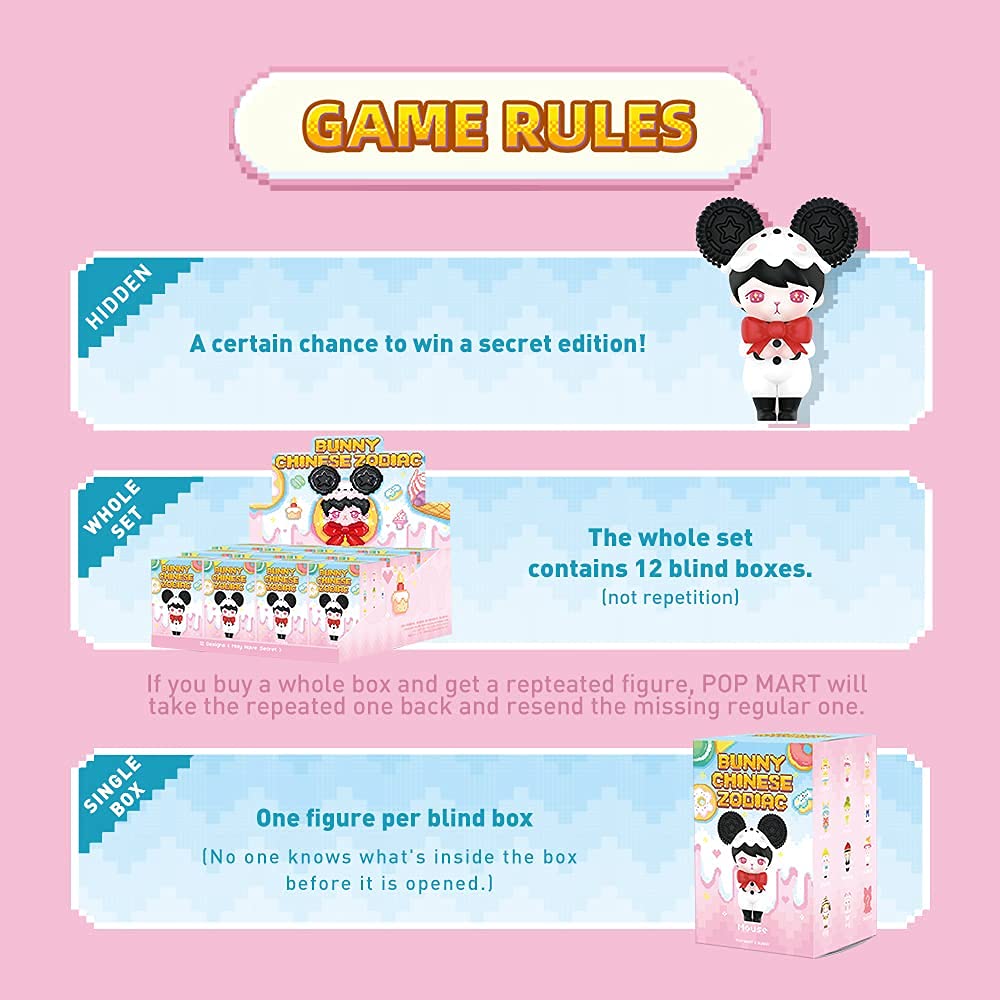 Foto 6 | Figura de Acción Pop Mart Bunny Series Collection Zodiac Art - Venta Internacional
