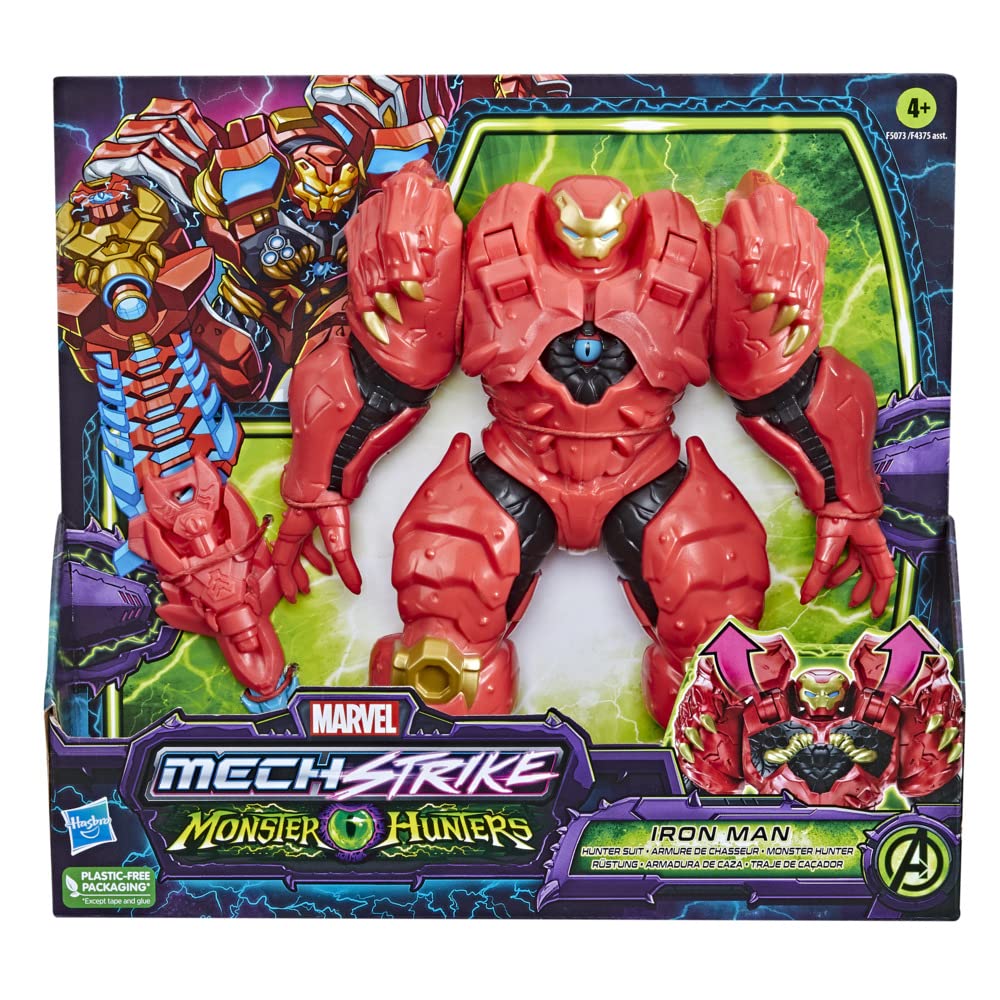 Foto 4 pulgar | Figura de Acción Hasbro Marvel Avengers Mech Strike Iron Man - Venta Internacional