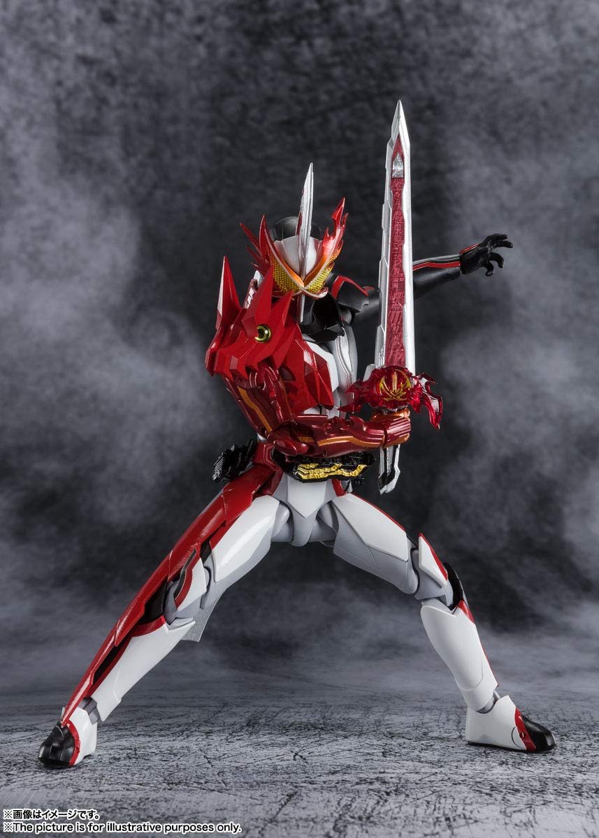 Foto 8 pulgar | Figura de Acción Tamashii Nations Kamen Rider Saber Brave Dragon - Venta Internacional