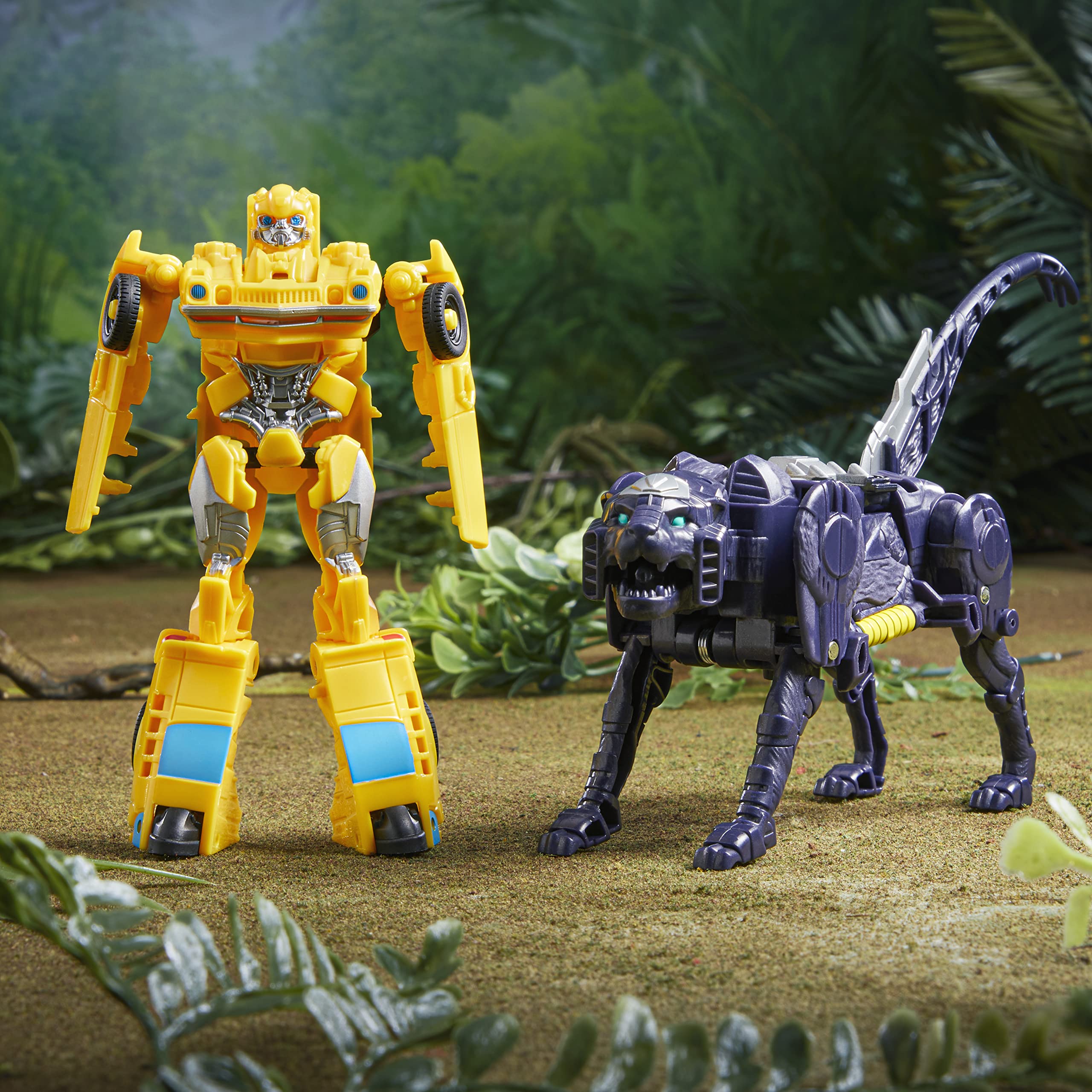 Foto 7 pulgar | Figura Transformers Rise Of The Beasts Bumblebee & Snarlsaber - Venta Internacional