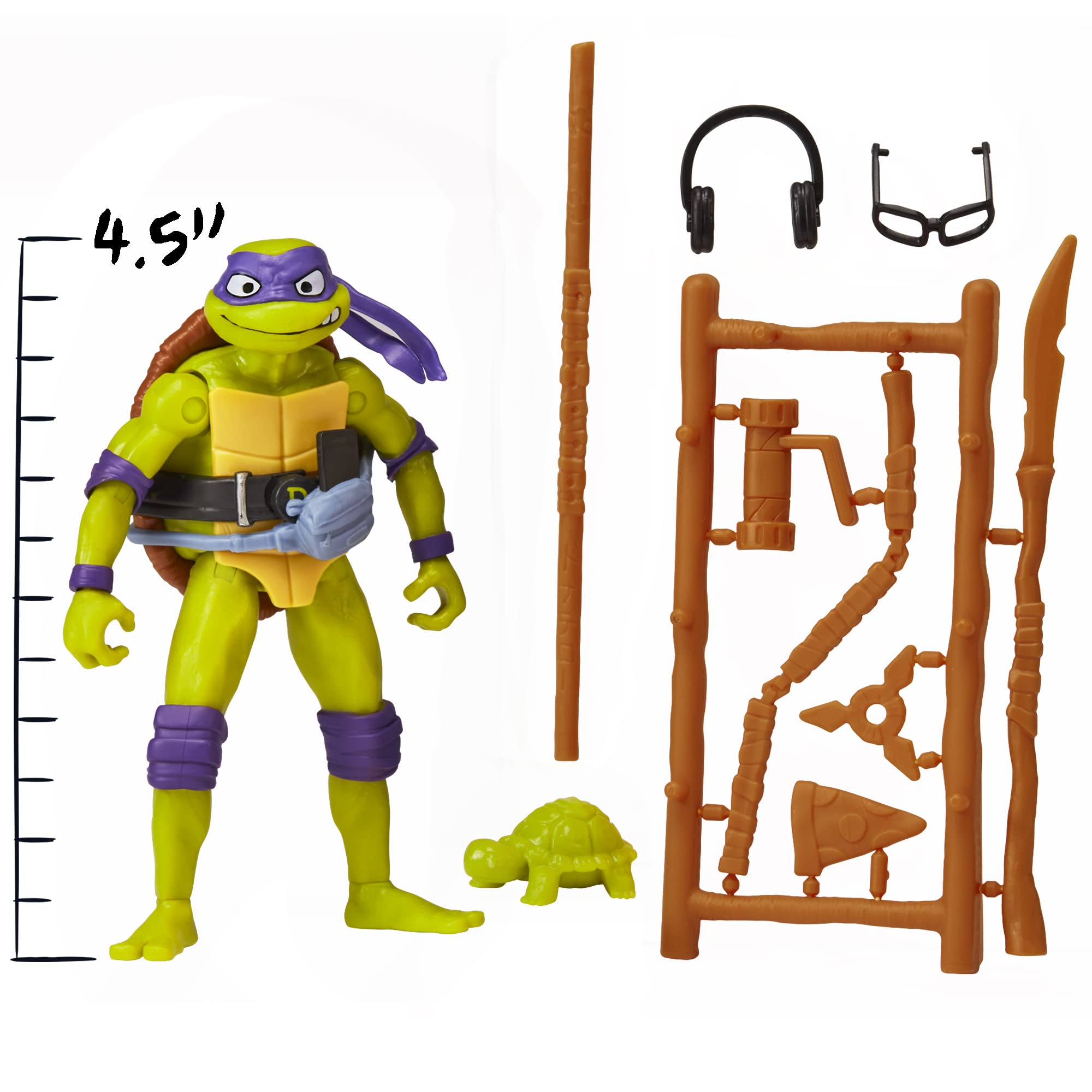 Foto 4 pulgar | Figura Teenage Mutant Ninja Turtles Donatello- Venta Internacional