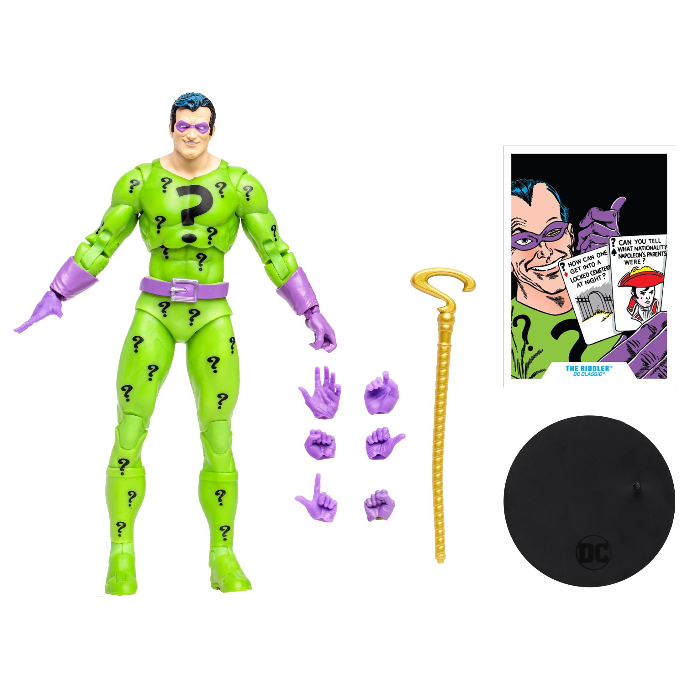 Foto 5 pulgar | Figura de Acción McFarlane Toys DC Multiverse The Riddler 18 cm - Venta Internacional