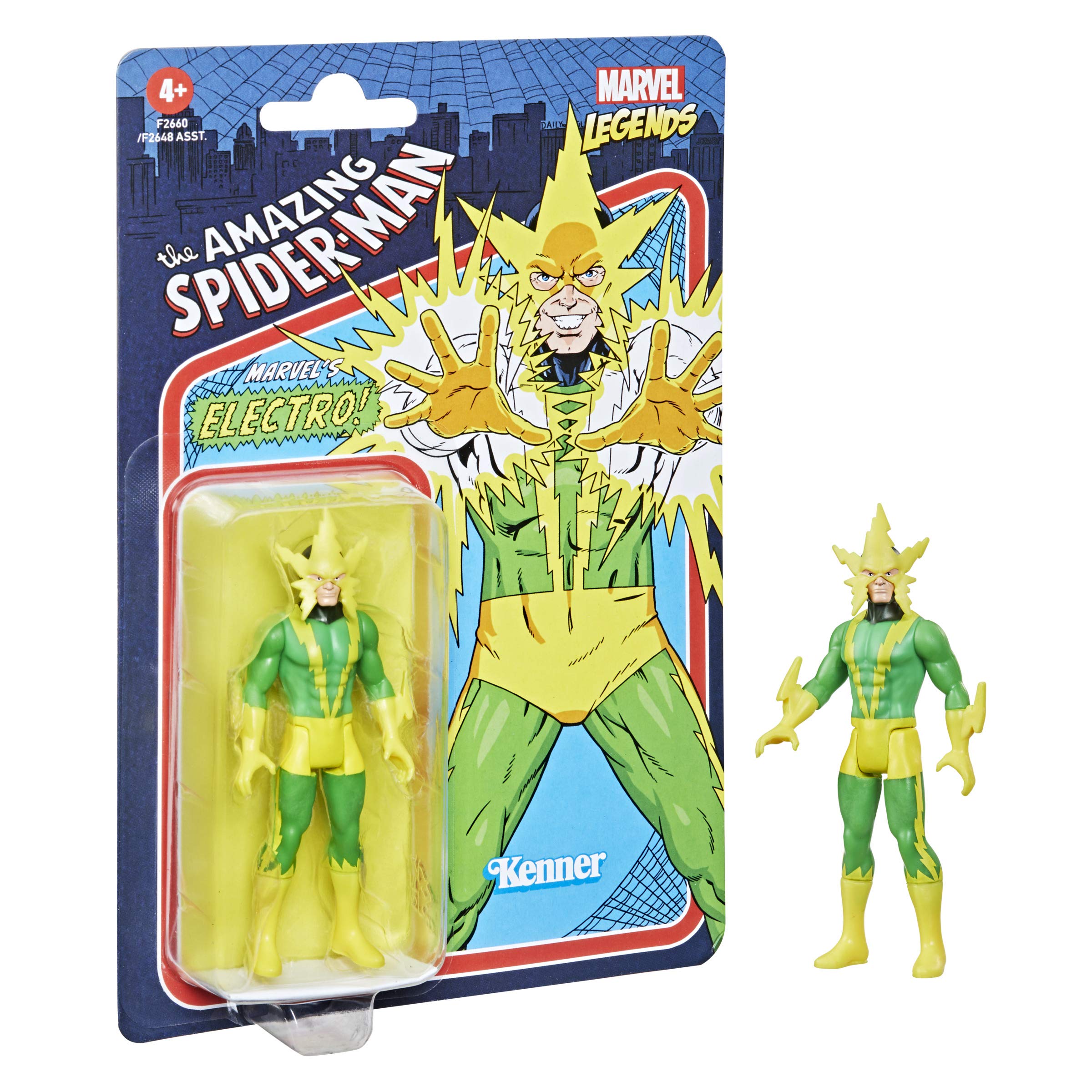 Foto 3 pulgar | Figura de Acción Marvel Legends Retro 375 Electro - Venta Internacional