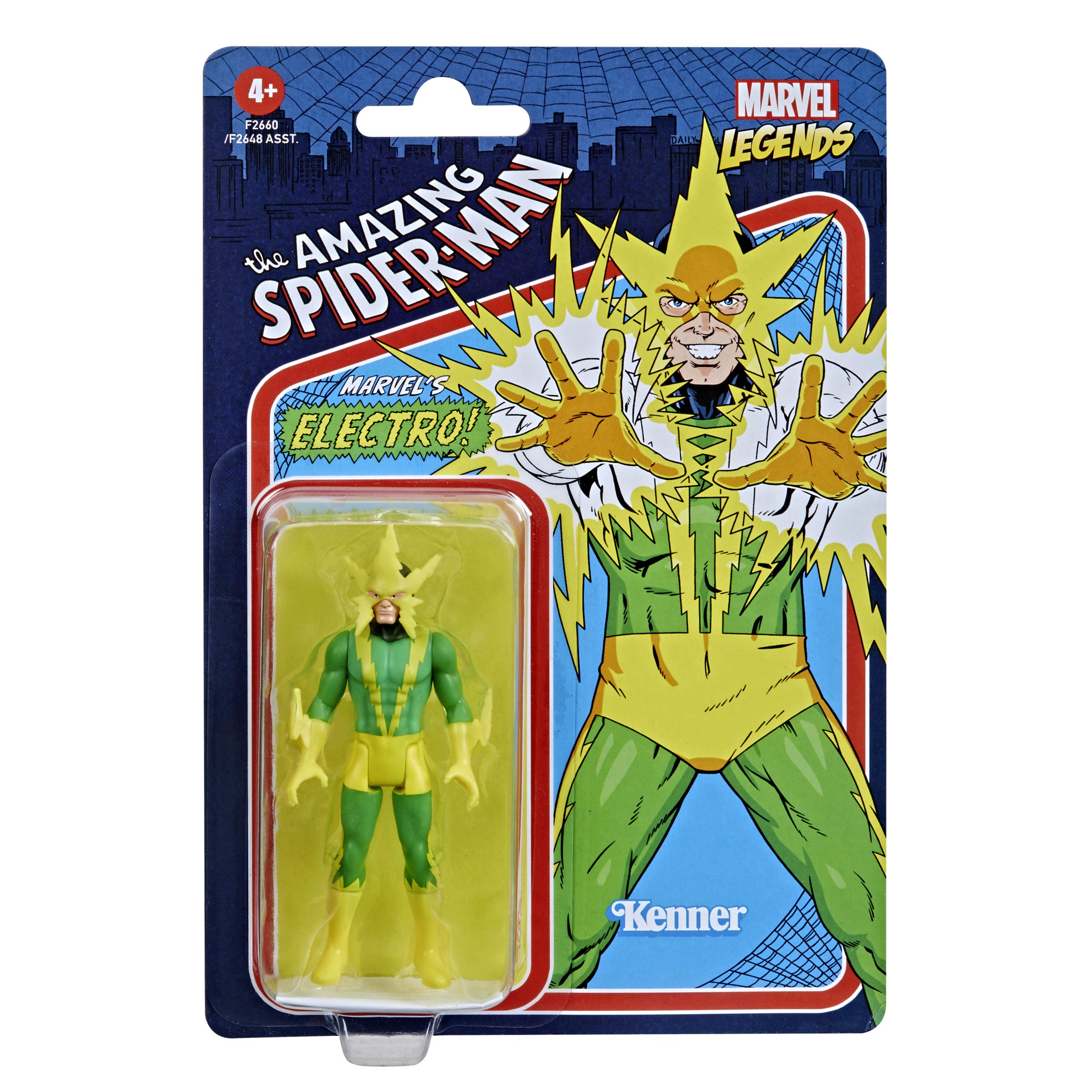 Foto 4 pulgar | Figura de Acción Marvel Legends Retro 375 Electro - Venta Internacional