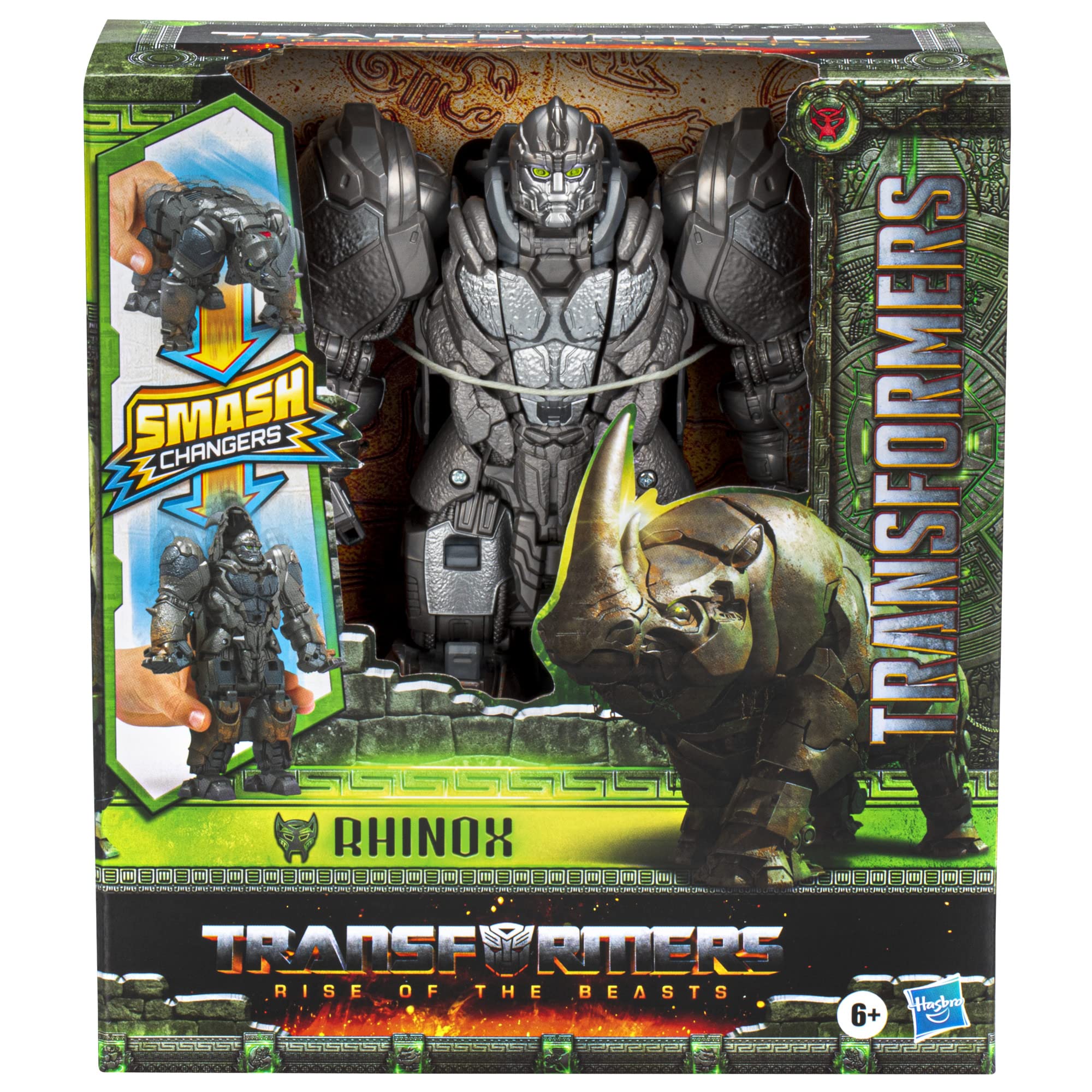 Foto 3 pulgar | Figura de Acción Transformers Smash Changer Rhinox 23 cm - Venta Internacional