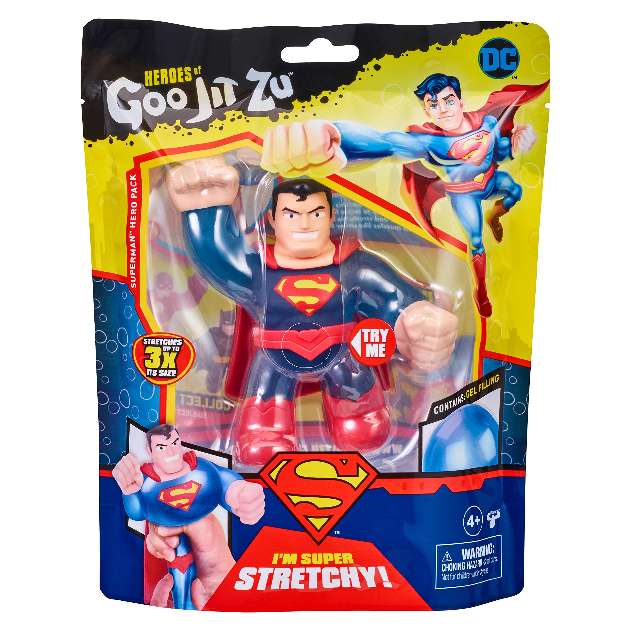 Foto 3 pulgar | Figura de Acción Héroes Of Goo Jit Zu Dc Superman - Venta Internacional