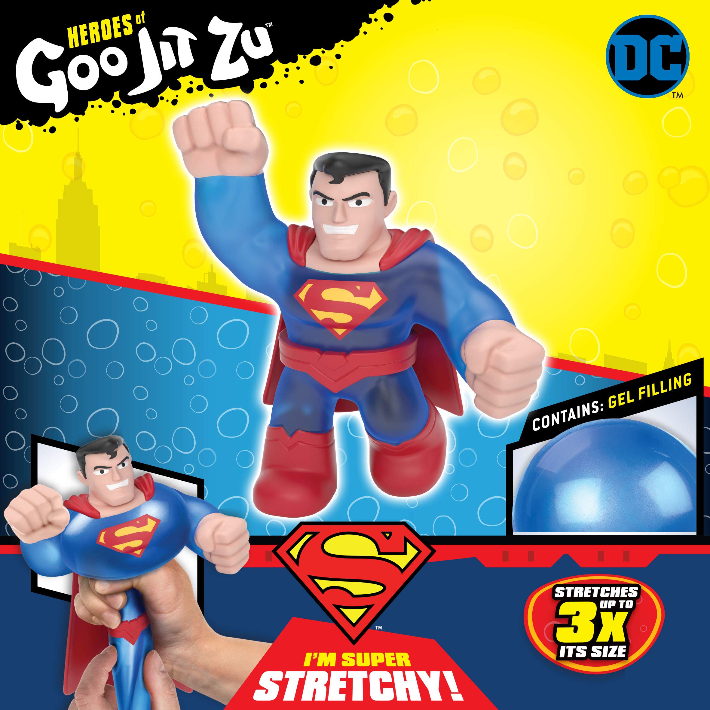Foto 4 pulgar | Figura de Acción Héroes Of Goo Jit Zu Dc Superman - Venta Internacional