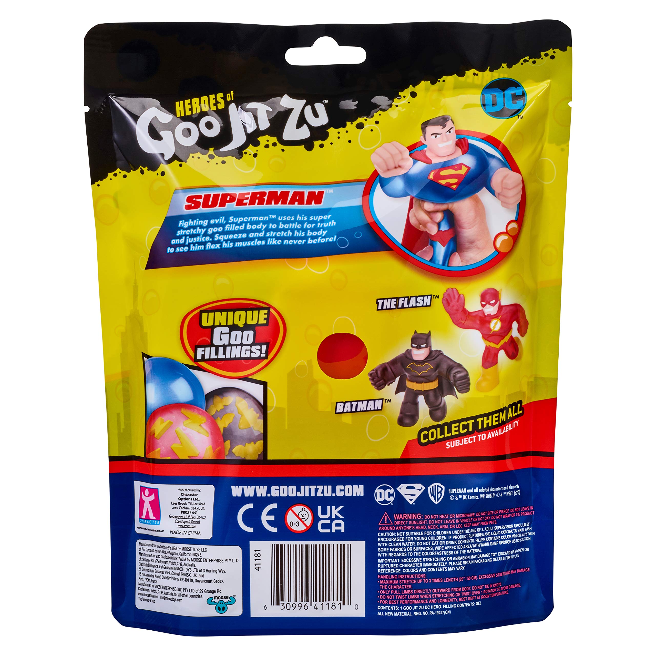 Foto 6 pulgar | Figura de Acción Héroes Of Goo Jit Zu Dc Superman - Venta Internacional