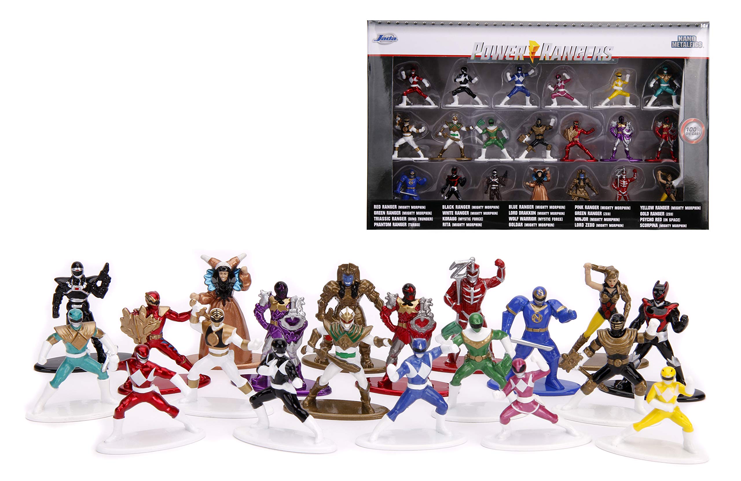 Foto 3 pulgar | Figuras Coleccionables Jada Toys Power Rangers 20 Piezas - Venta Internacional