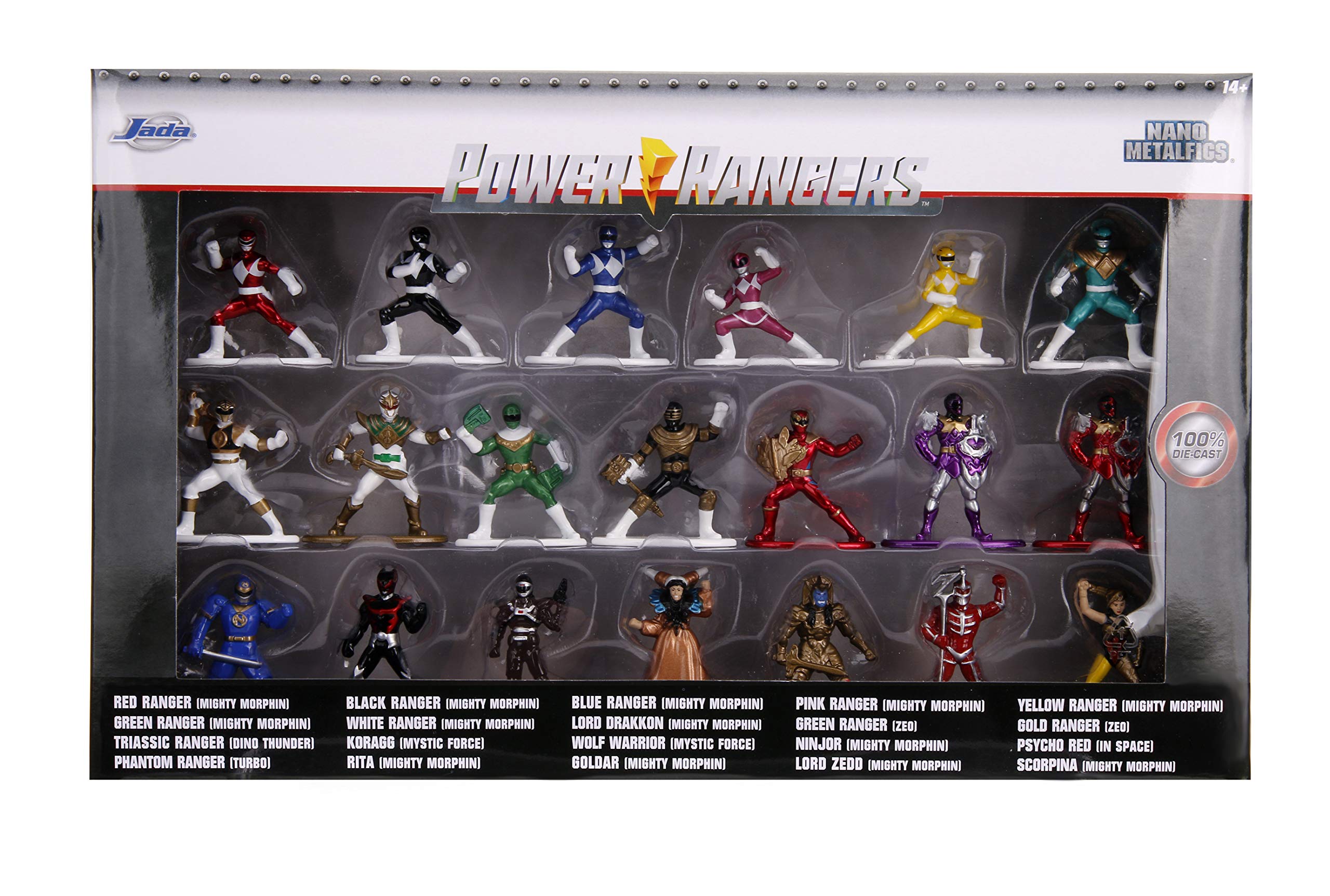 Foto 5 pulgar | Figuras Coleccionables Jada Toys Power Rangers 20 Piezas - Venta Internacional