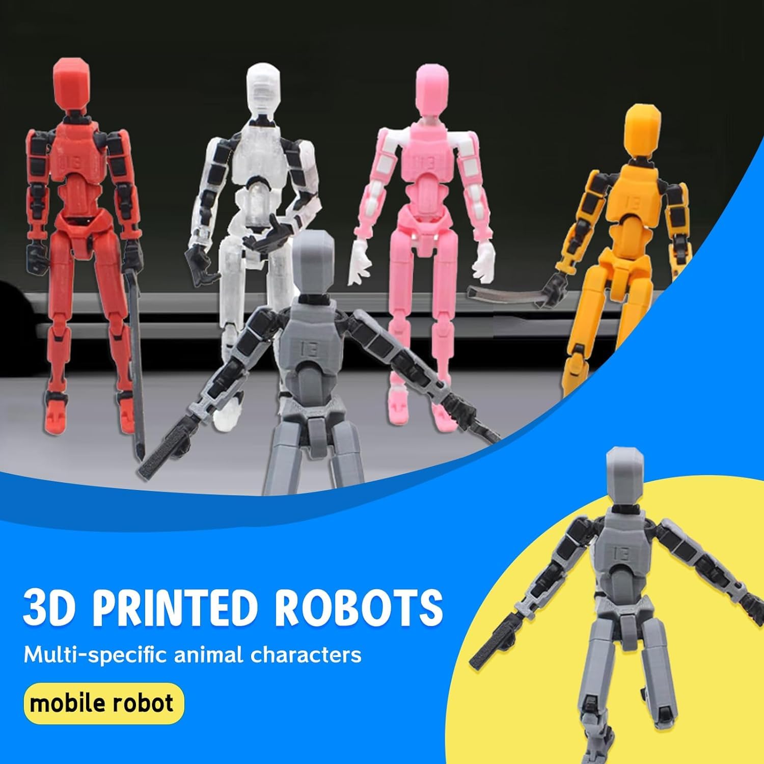 Foto 4 pulgar | Figura de Acción MerryXD Titan 13 Dummy Juguete Impreso en 3D - Venta Internacional