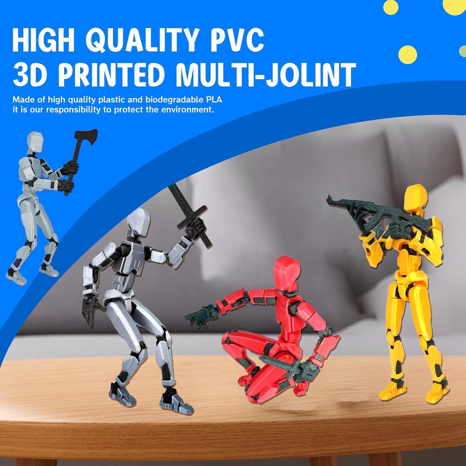 Foto 5 pulgar | Figura de Acción MerryXD Titan 13 Dummy Juguete Impreso en 3D - Venta Internacional
