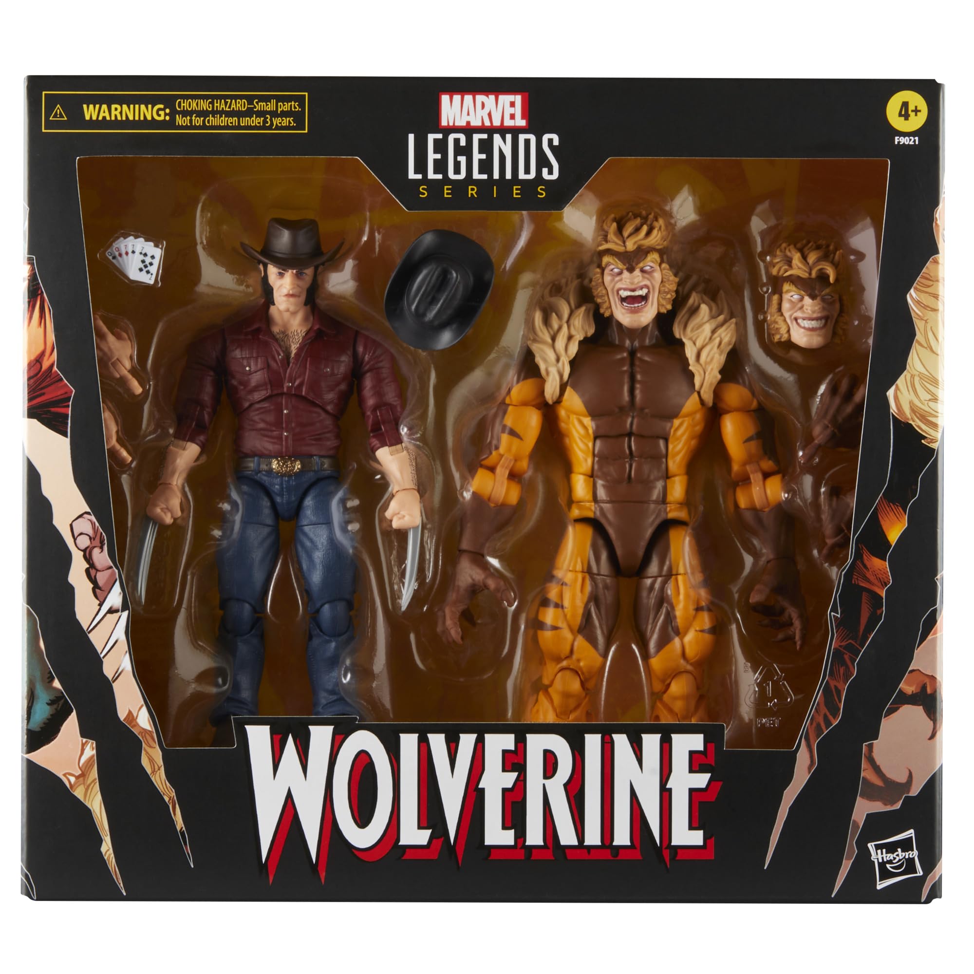 Foto 3 pulgar | Figura de Acción Marvel Legends Series Logan Vs Sabretooth - Venta Internacional