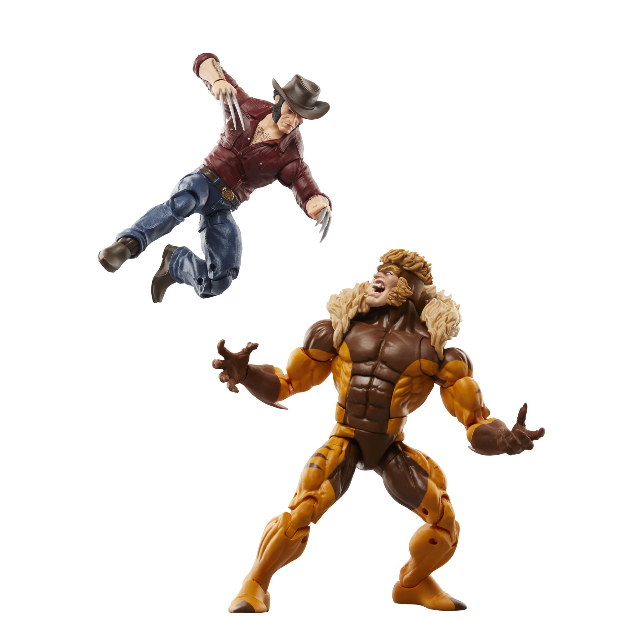 Foto 7 pulgar | Figura de Acción Marvel Legends Series Logan Vs Sabretooth - Venta Internacional