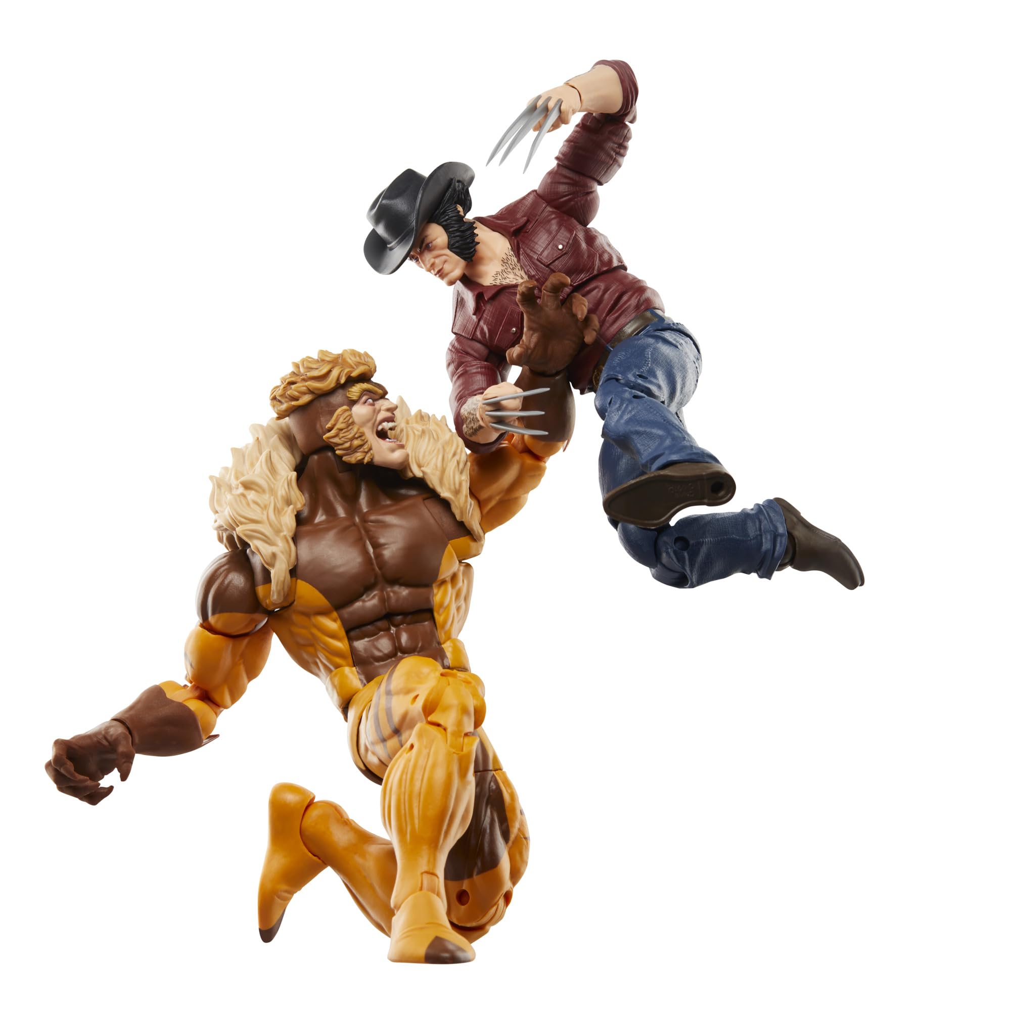 Foto 8 pulgar | Figura de Acción Marvel Legends Series Logan Vs Sabretooth - Venta Internacional