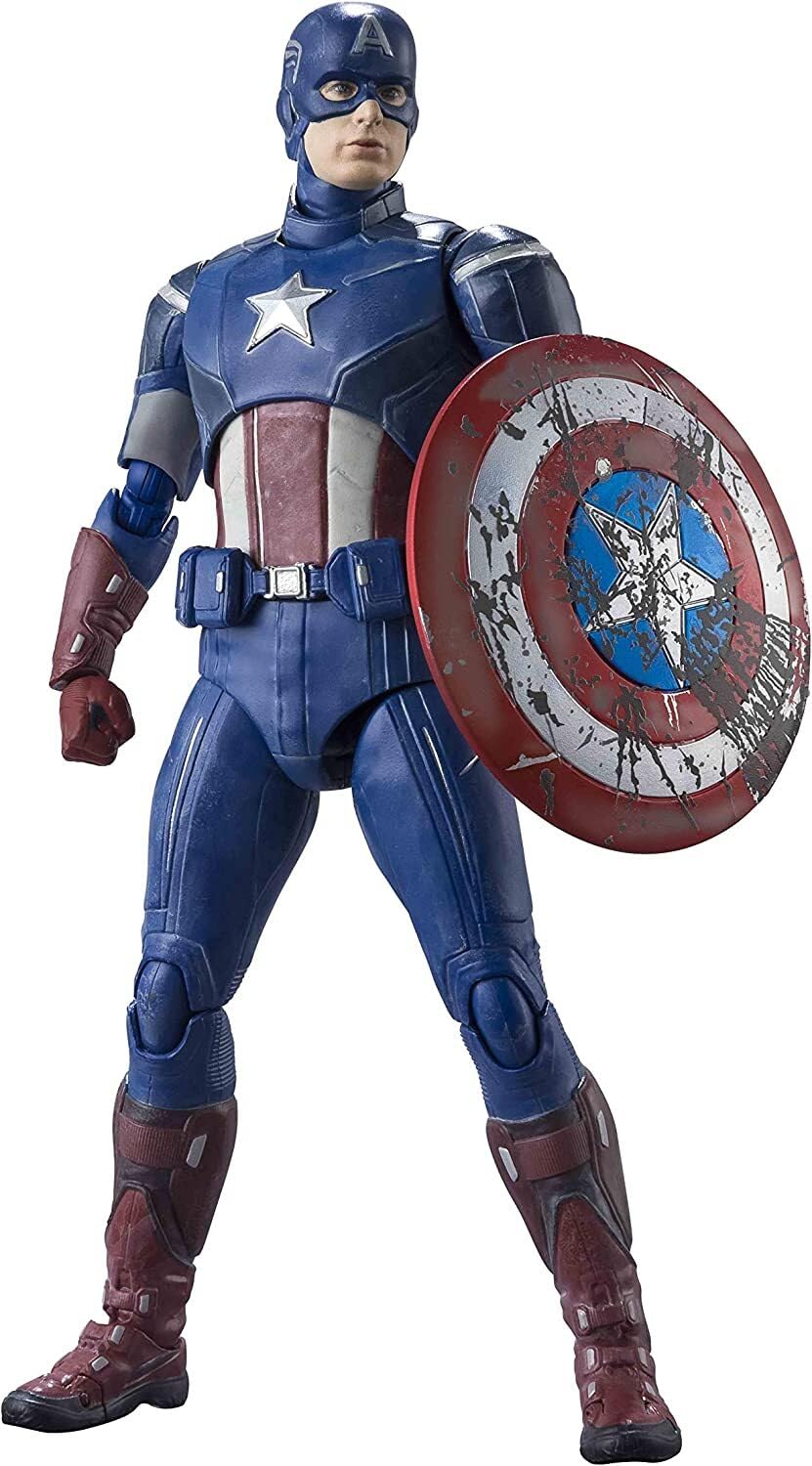 Foto 2 pulgar | Figura de Acción Tamashii Nations Captain America Avengers - Venta Internacional