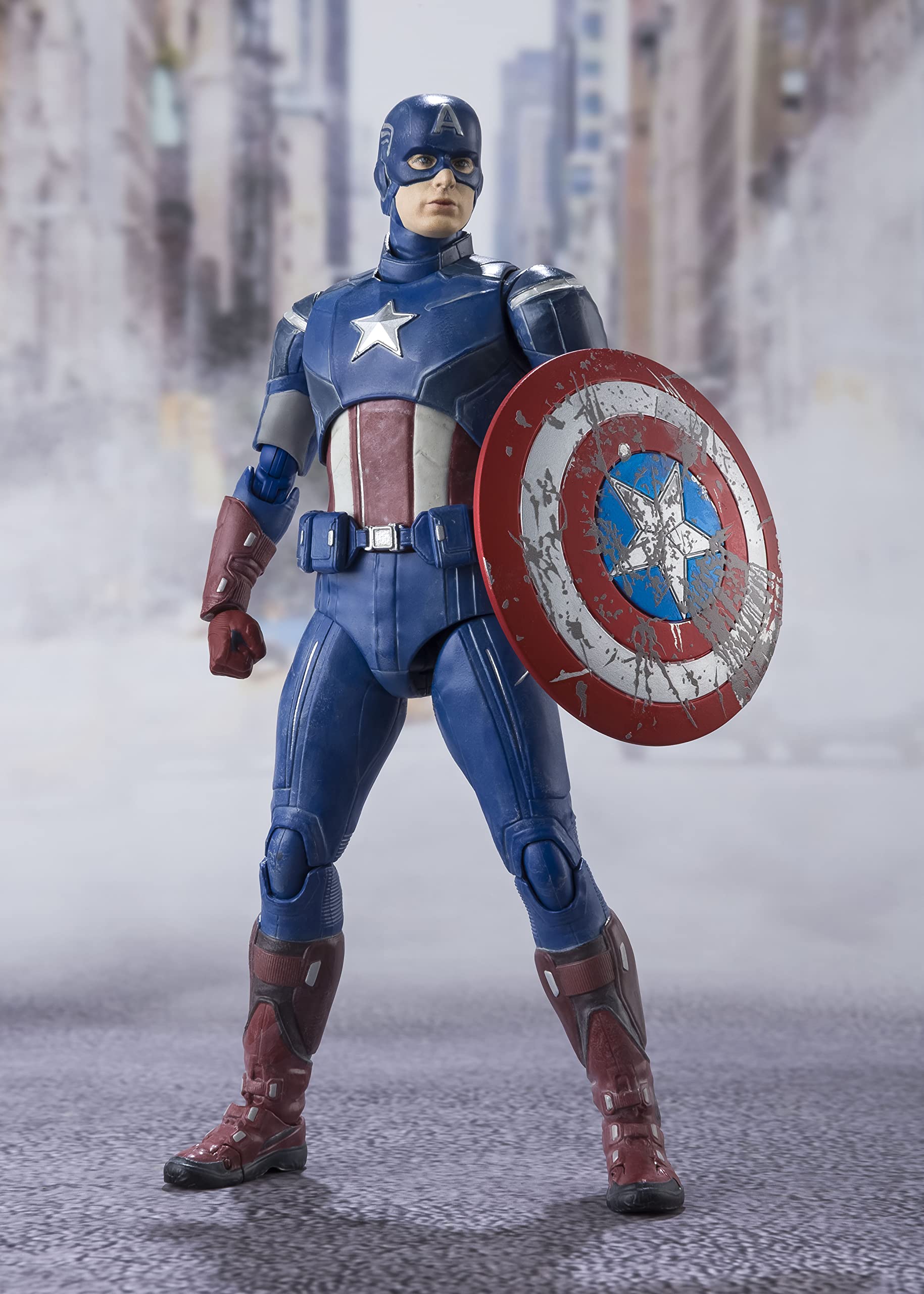 Foto 3 pulgar | Figura de Acción Tamashii Nations Captain America Avengers - Venta Internacional