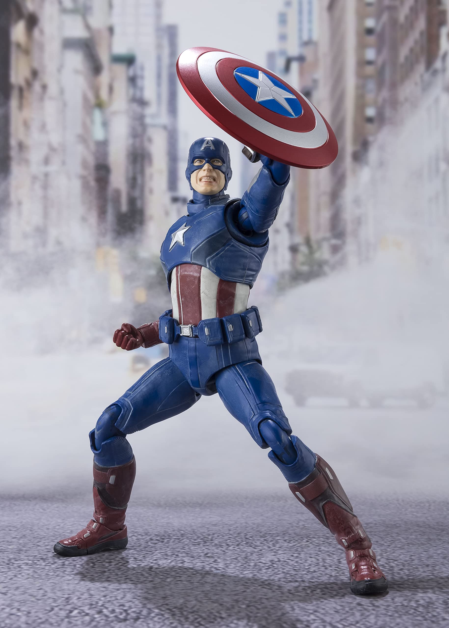 Foto 5 | Figura de Acción Tamashii Nations Captain America Avengers - Venta Internacional