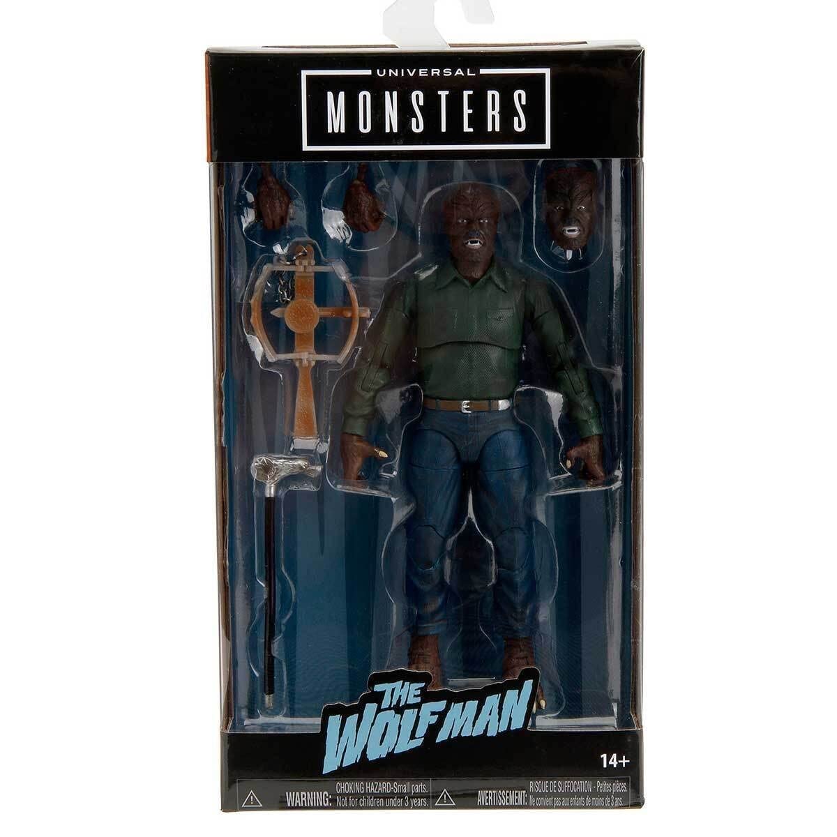 Foto 3 pulgar | Figura de Acción Jada Toys Universal Monsters 6 The Wolfman - Venta Internacional