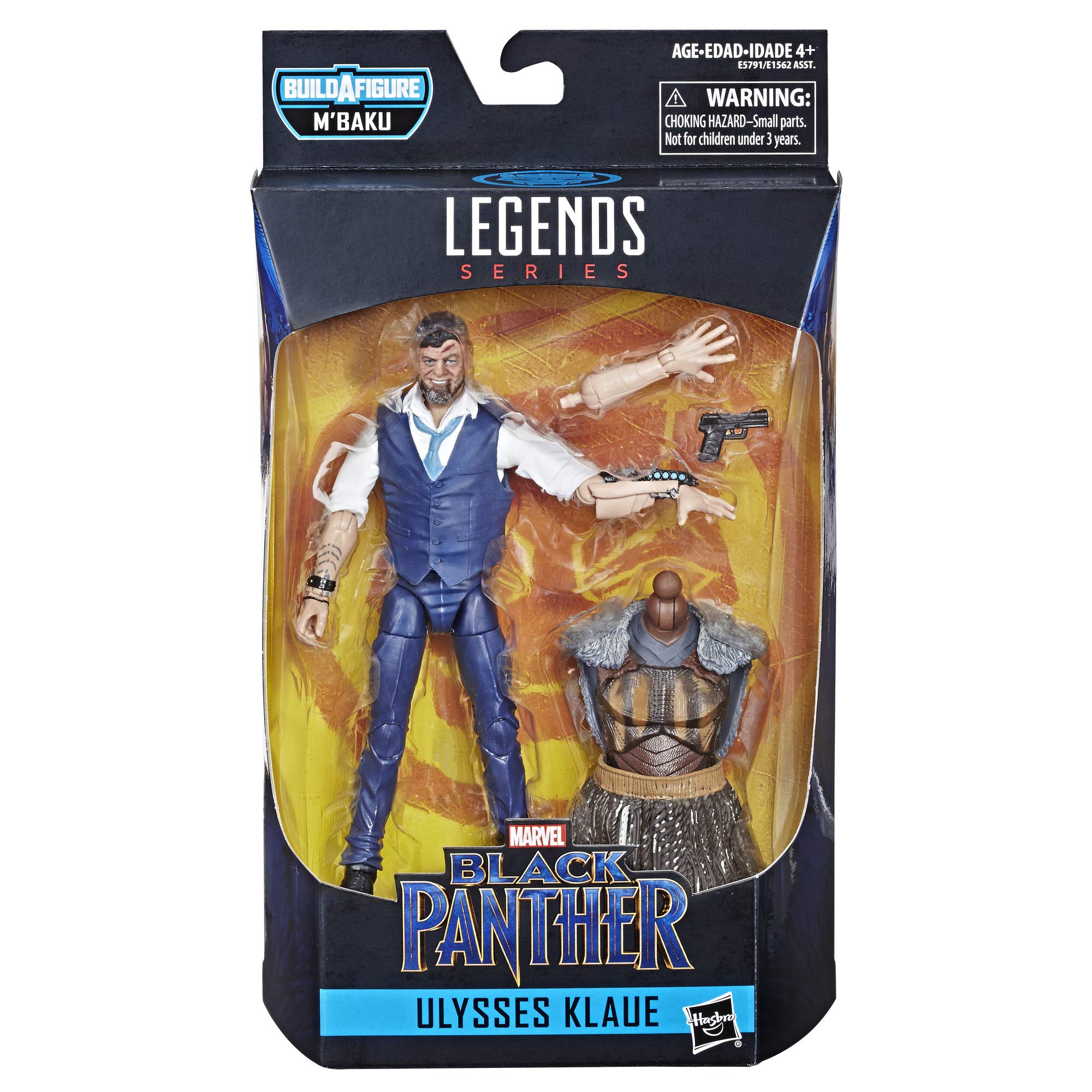 Foto 3 pulgar | Figura de Acción Marvel Legends Series Black Panther Ulysses Klaue - Venta Internacional